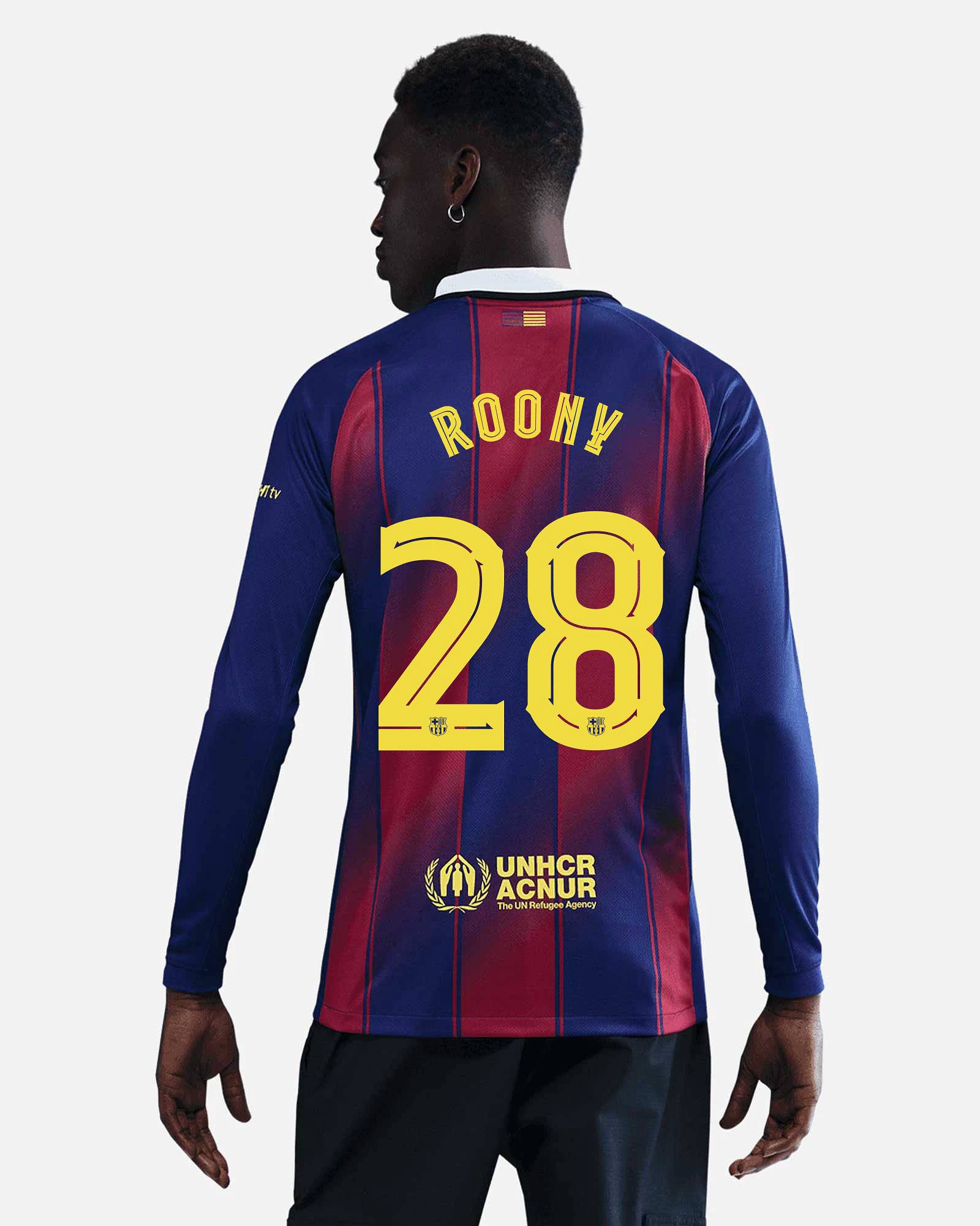 Camiseta manga larga 1ª FC Barcelona 2025/2026  Roony - Fútbol Factory