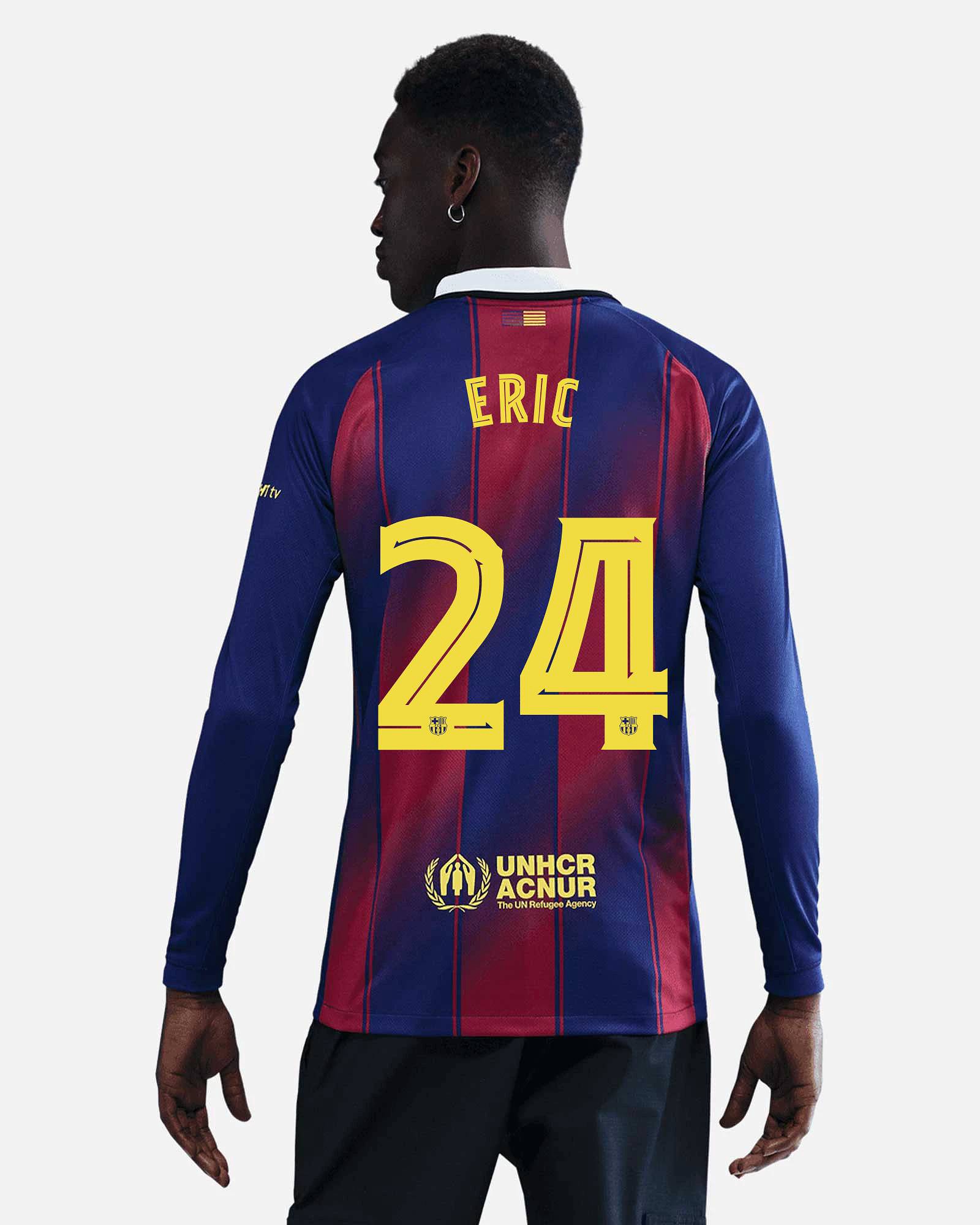 Camiseta manga larga 1ª FC Barcelona 2025/2026  Eric - Fútbol Factory