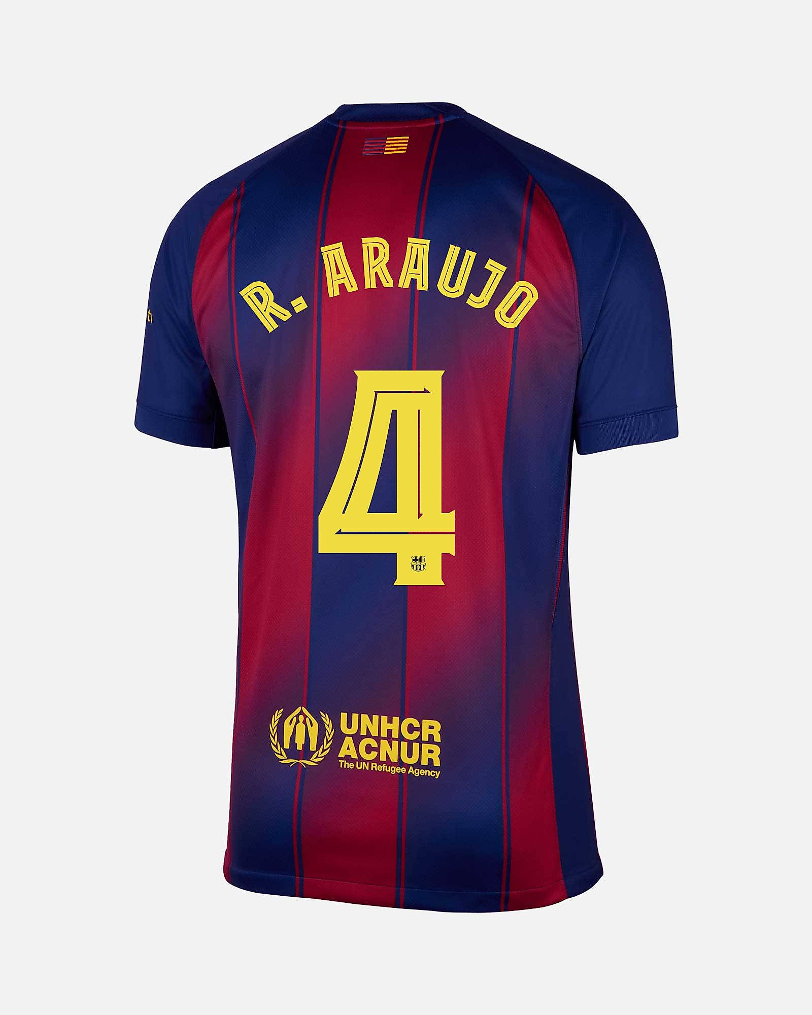Camiseta 1ª FC Barcelona 2025/2026 R. Araujo Camiseta 1ª FC Barcelona 2025/2026 R. Araujo - Fútbol Factory
