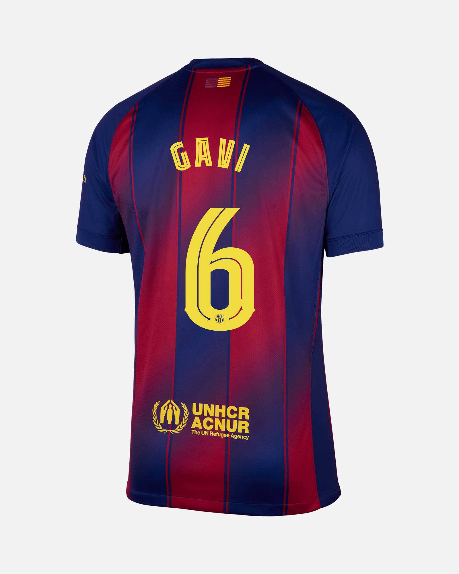 Camiseta 1ª FC Barcelona 2025/2026  Gavi - Fútbol Factory