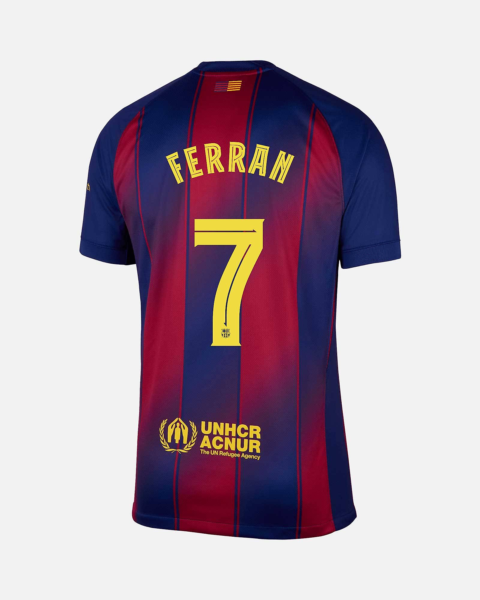 Camiseta 1ª FC Barcelona 2025/2026  Ferran - Fútbol Factory