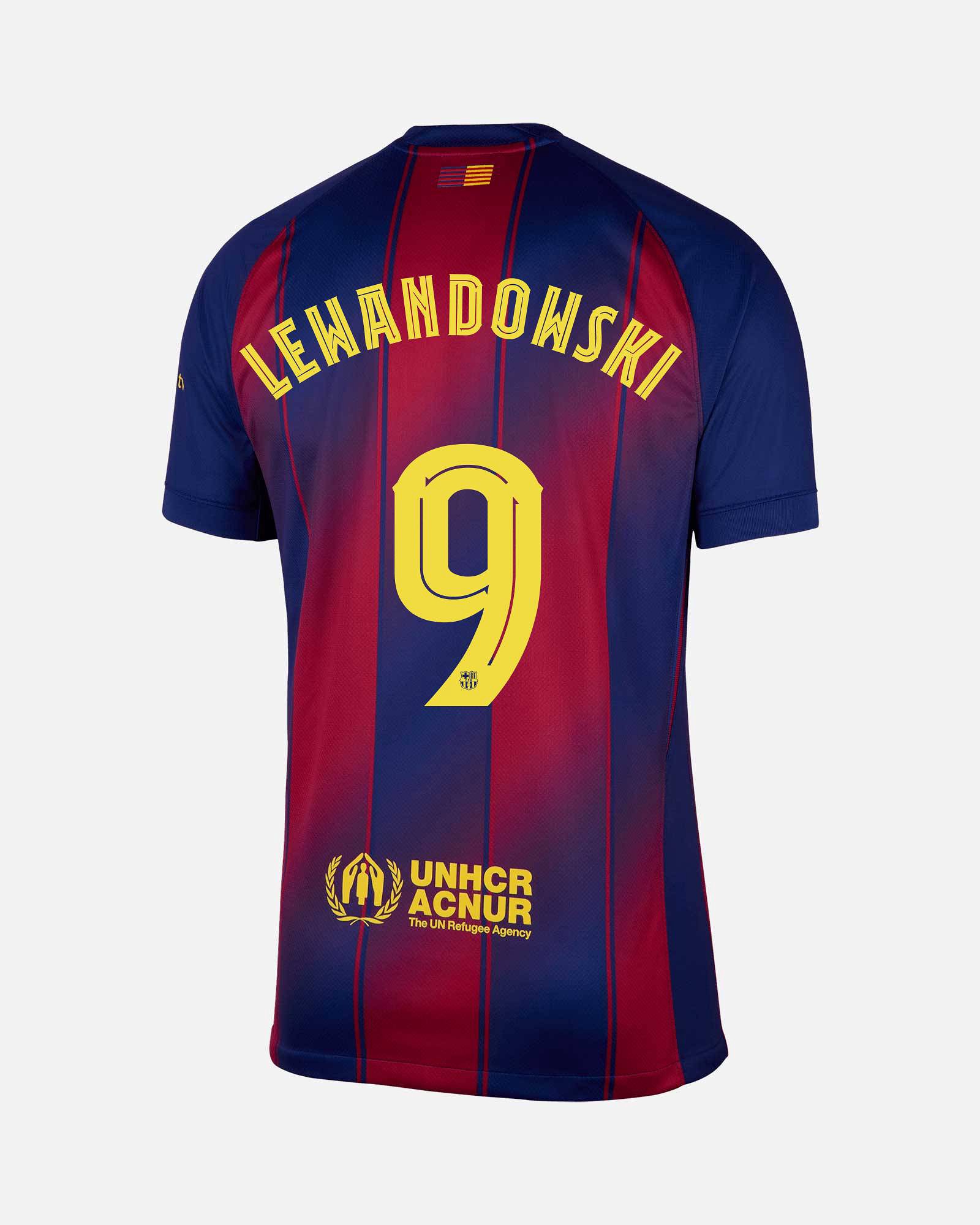 Camiseta 1ª FC Barcelona 2025/2026 Lewandowski Camiseta 1ª FC Barcelona 2025/2026 Lewandowski - Fútbol Factory