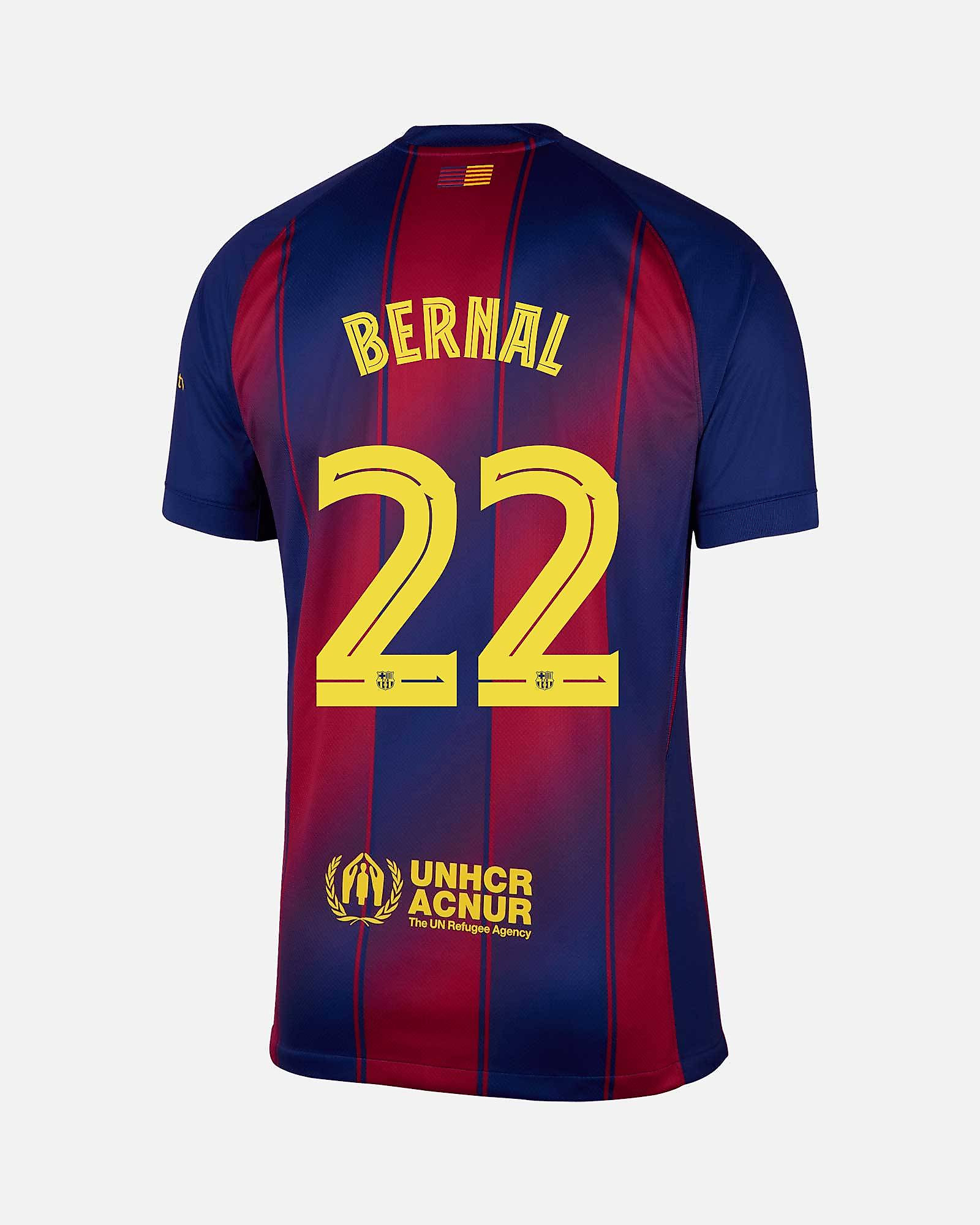 Camiseta 1ª FC Barcelona 2025/2026 Bernal - Fútbol Factory