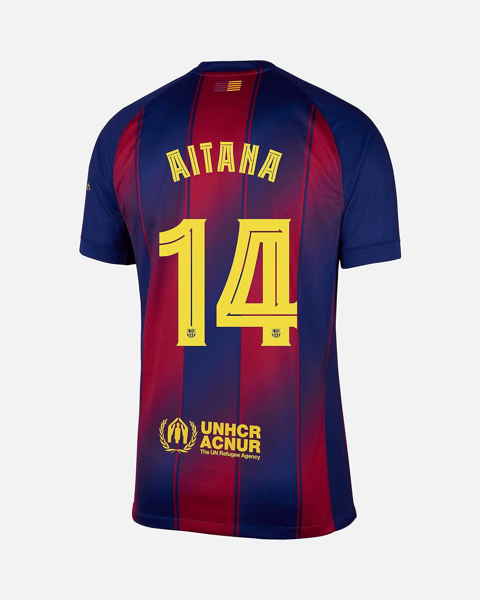 Camiseta 1ª FC Barcelona 2025/2026  Aitana - Fútbol Factory