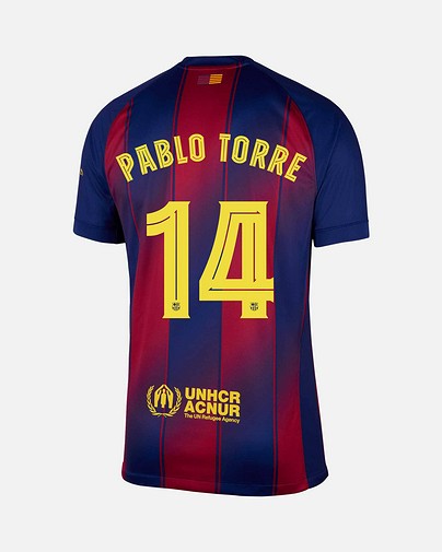 Camiseta 1ª FC Barcelona 2025/2026  Pablo Torre