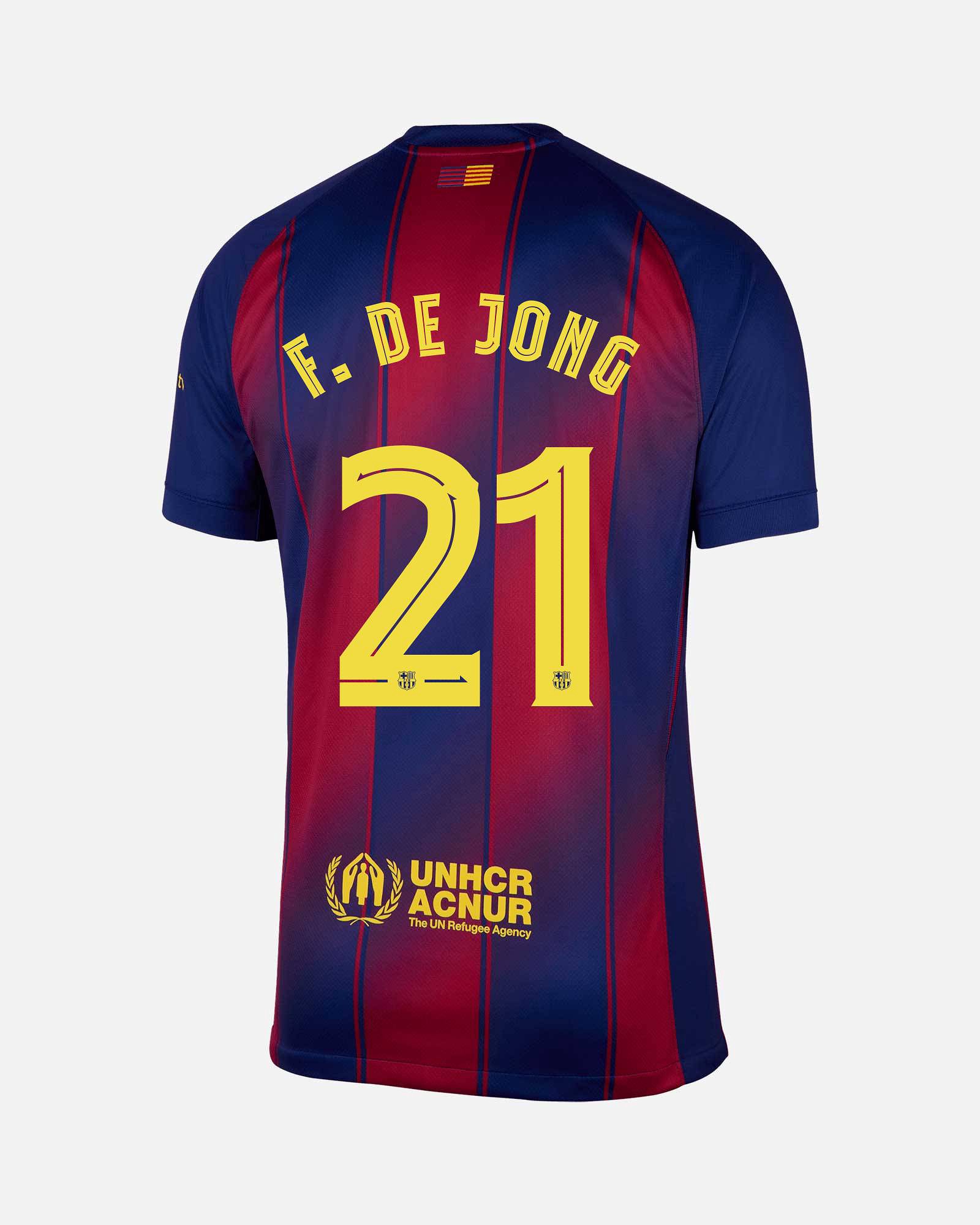 Camiseta 1ª FC Barcelona 2025/2026  F. De Jong - Fútbol Factory