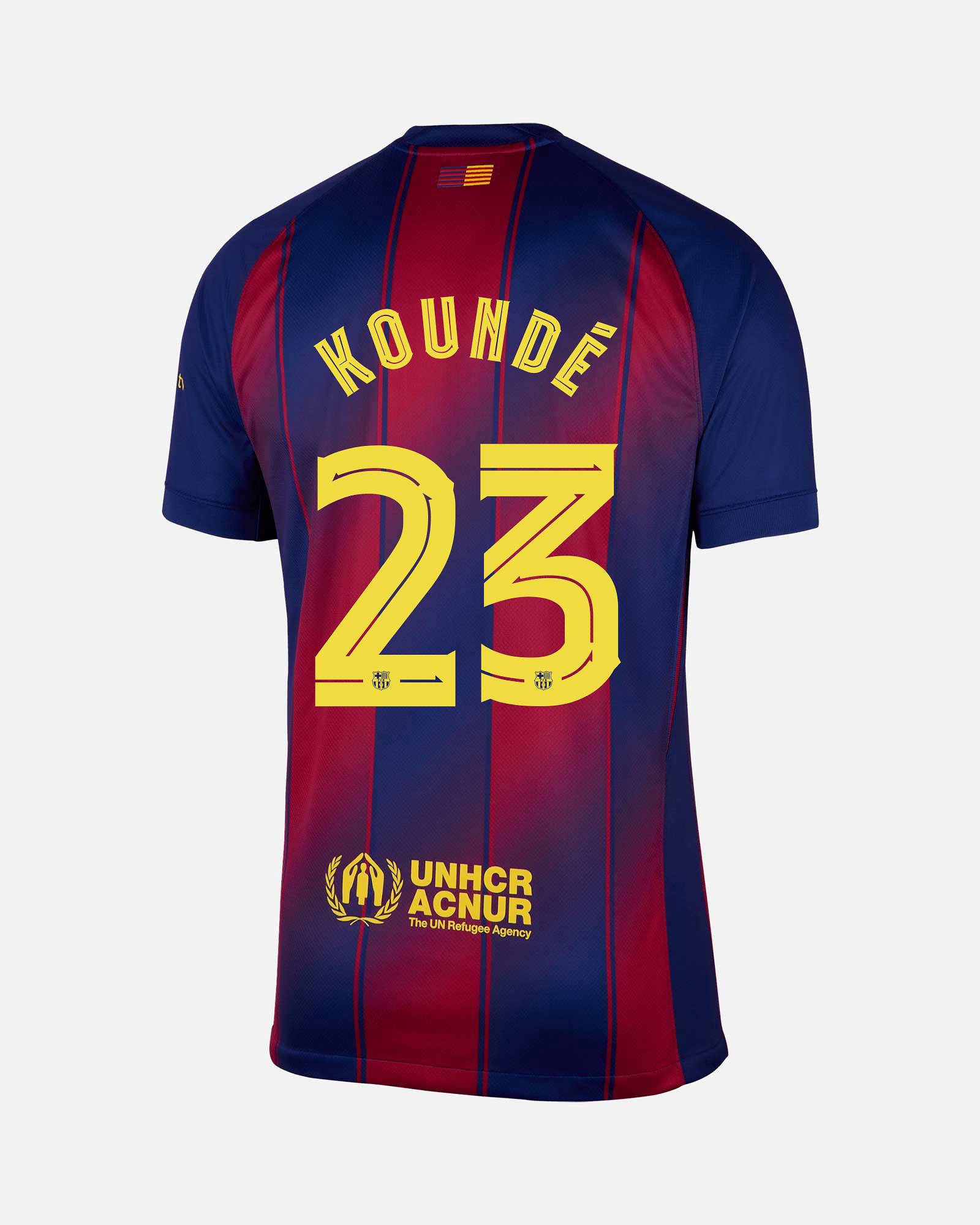 Camiseta 1ª FC Barcelona 2025/2026  Koundé - Fútbol Factory
