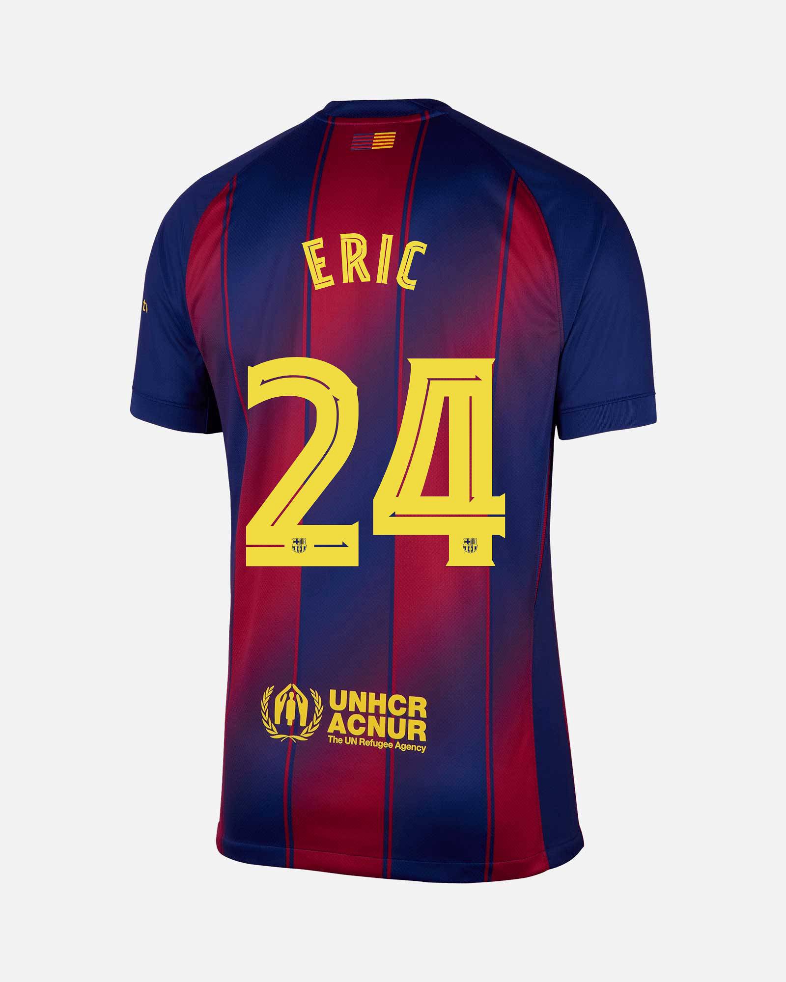 Camiseta 1ª FC Barcelona 2025/2026  Eric - Fútbol Factory