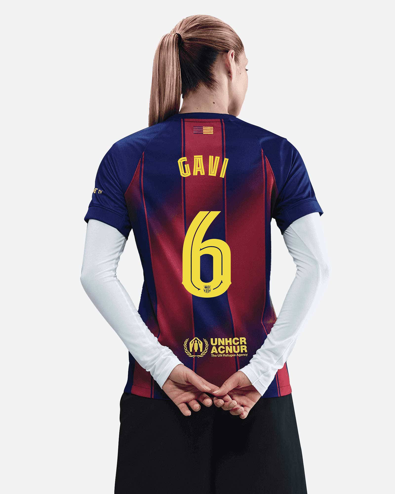 Camiseta 1ª FC Barcelona 2025/2026  Gavi - Fútbol Factory