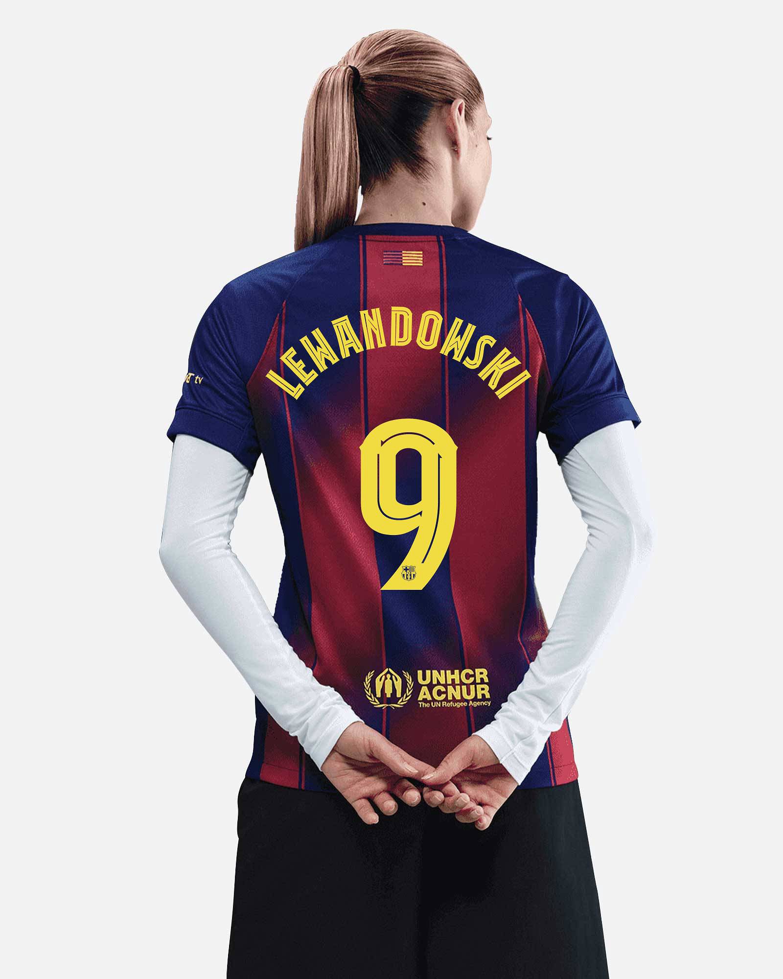 Camiseta 1ª FC Barcelona 2025/2026  Lewandowski - Fútbol Factory