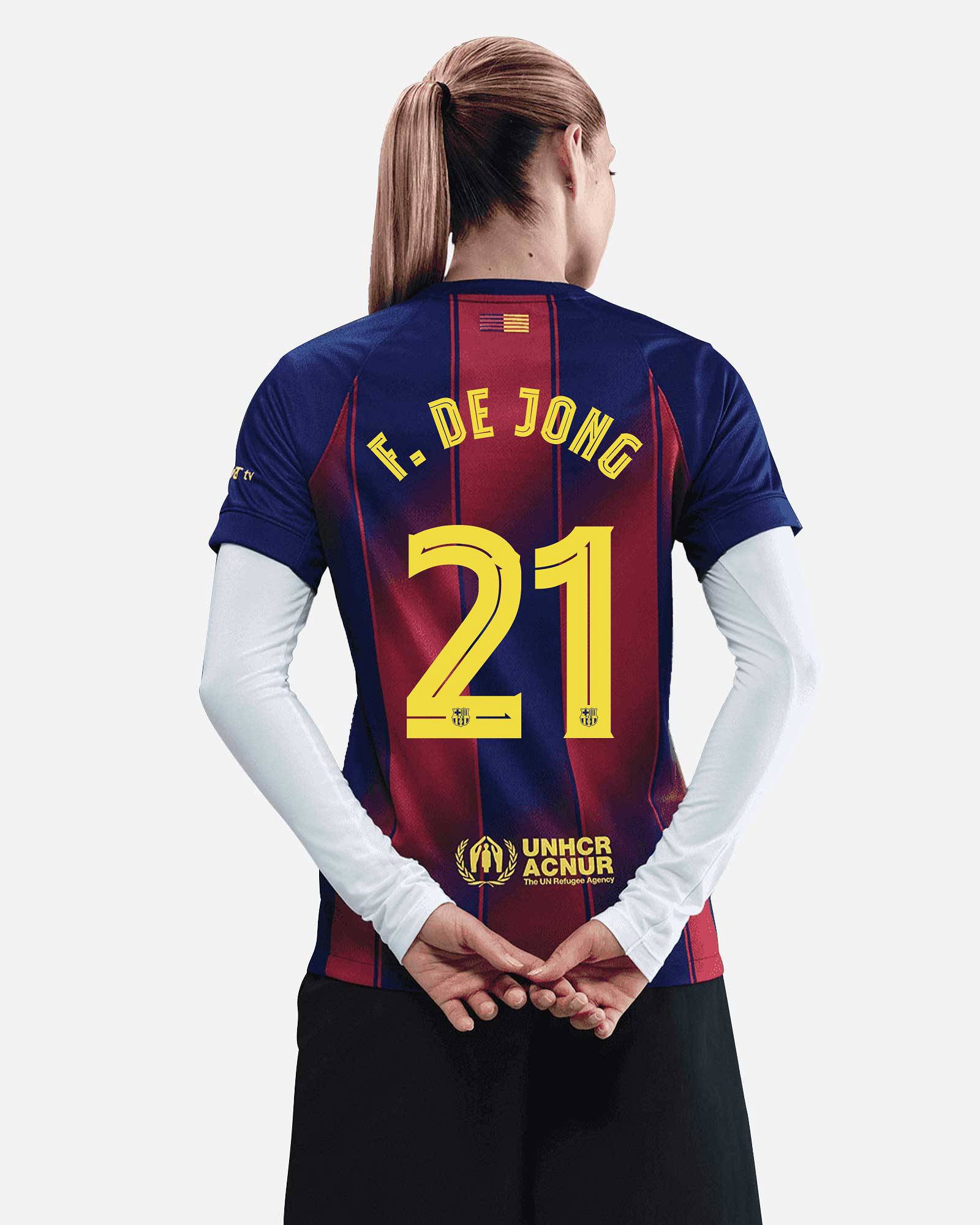 Camiseta 1ª FC Barcelona 2025/2026  F. De Jong - Fútbol Factory