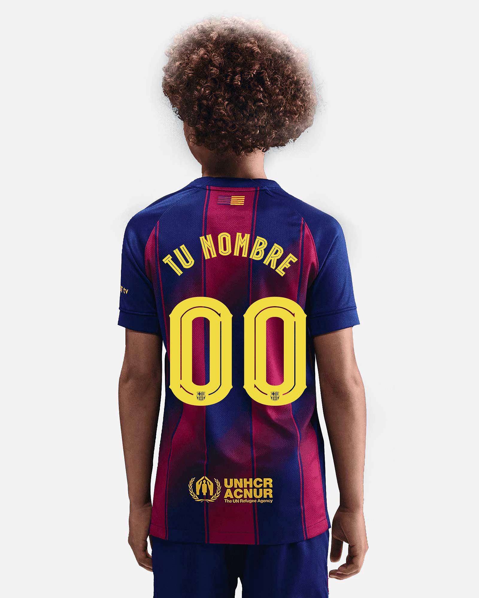 Camiseta 1ª FC Barcelona 2025/2026  Personalizado - Fútbol Factory