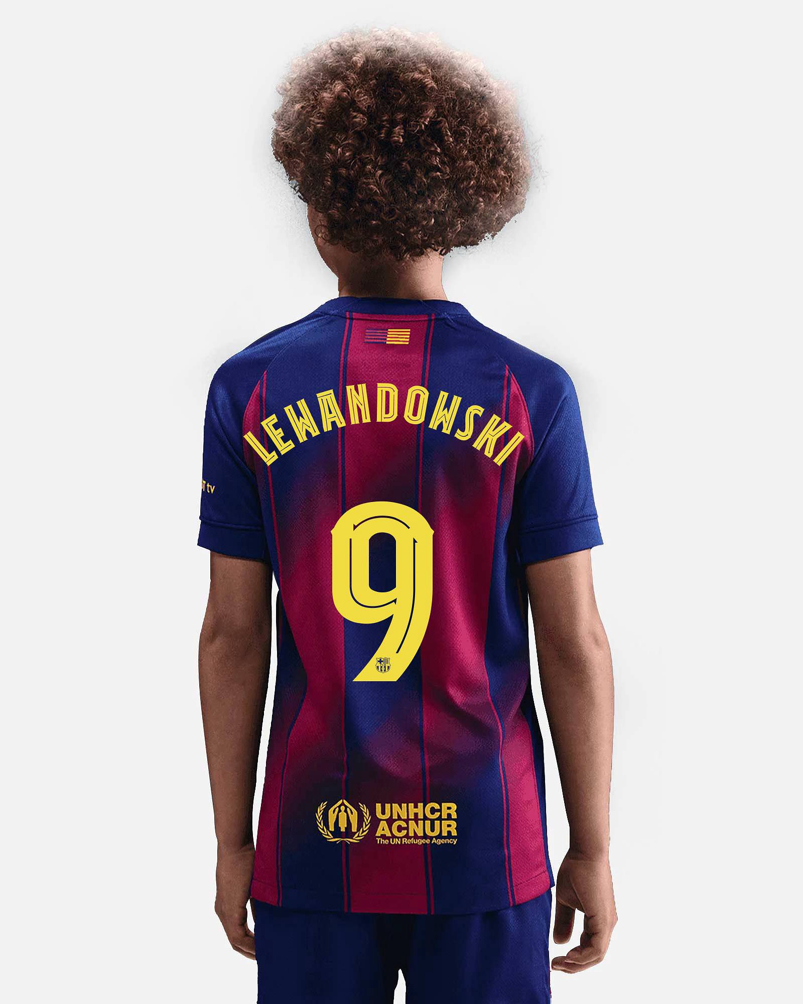 Camiseta 1ª FC Barcelona 2025/2026  Lewandowski - Fútbol Factory