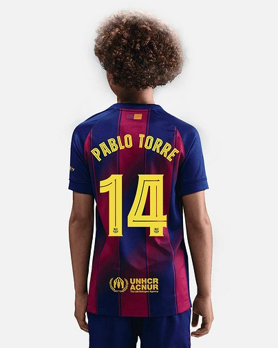 Camiseta 1ª FC Barcelona 2025/2026  Pablo Torre