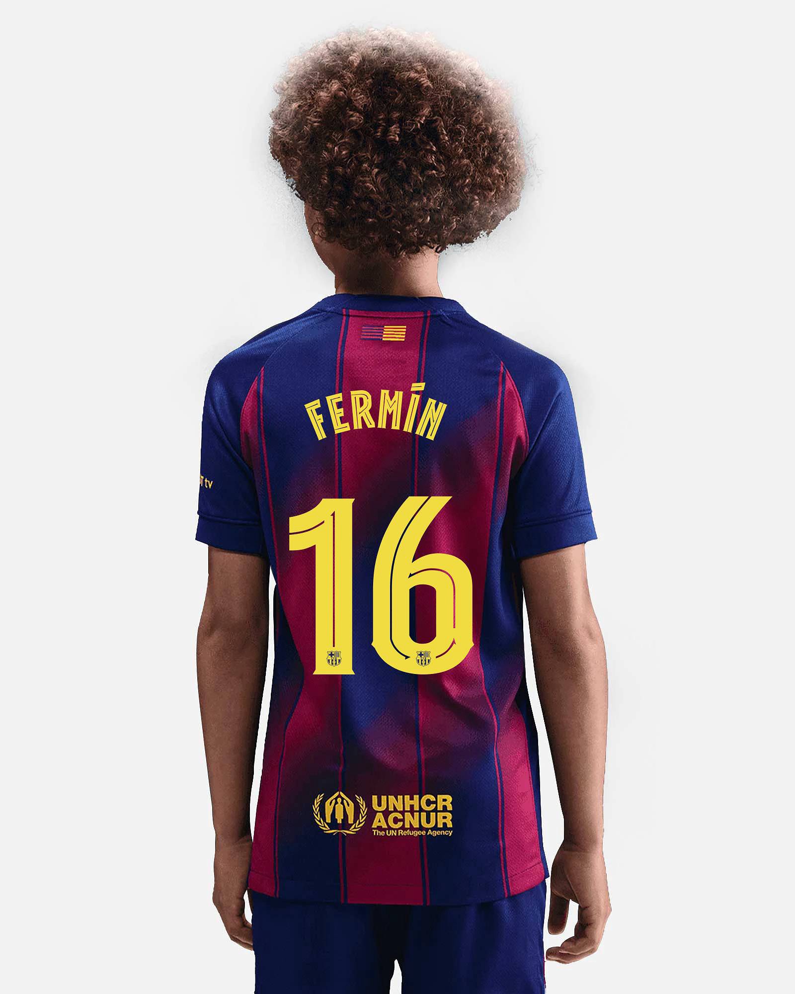 Camiseta 1ª FC Barcelona 2025/2026 Fermín Camiseta 1ª FC Barcelona 2025/2026 Fermín - Fútbol Factory