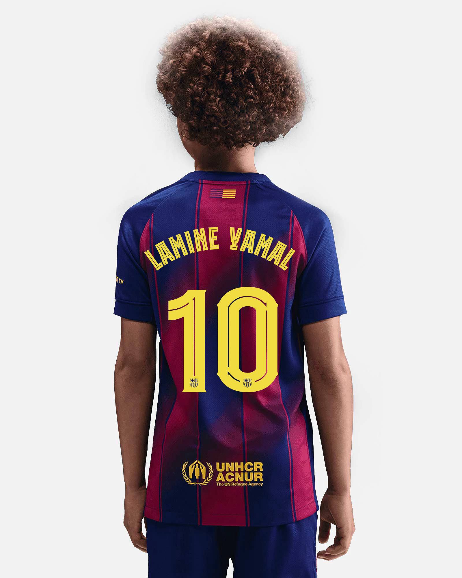 Camiseta 1ª FC Barcelona 2025/2026  Lamine Yamal - Fútbol Factory