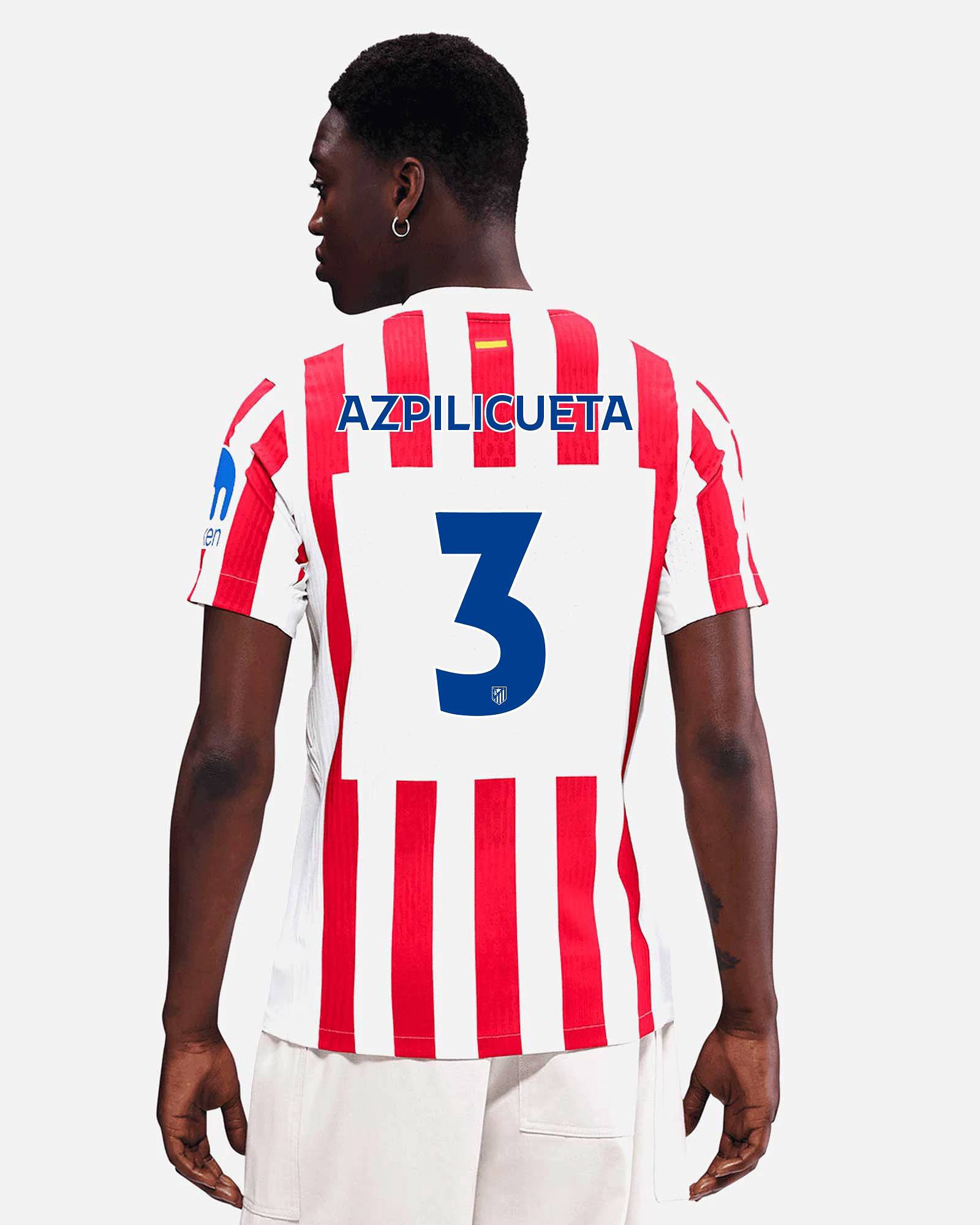 Camiseta 1ª Atlético de Madrid 2025/2026 Match Azpilicueta - Fútbol Factory