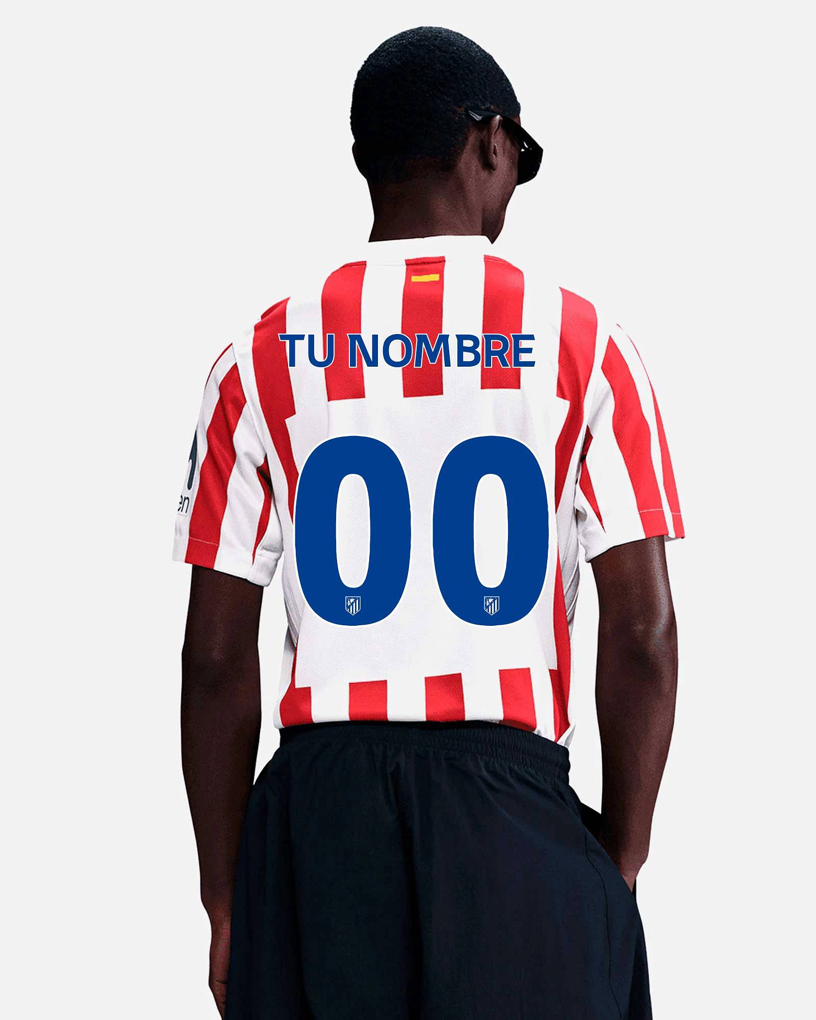 Camiseta 1ª Atlético de Madrid 2025/2026  Personalizado - Fútbol Factory