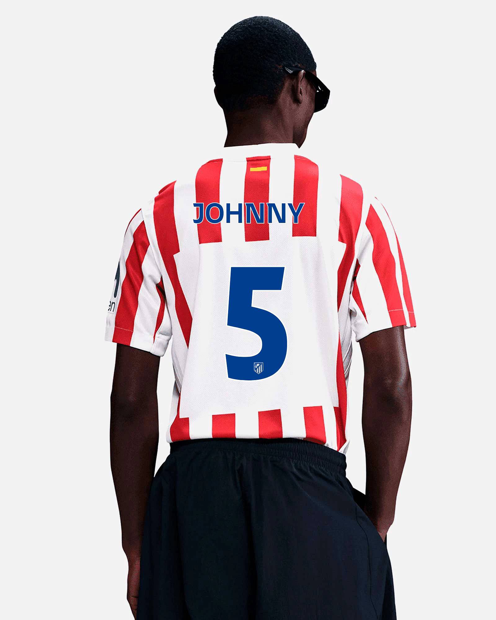Camiseta 1ª Atlético de Madrid 2025/2026  Johnny - Fútbol Factory