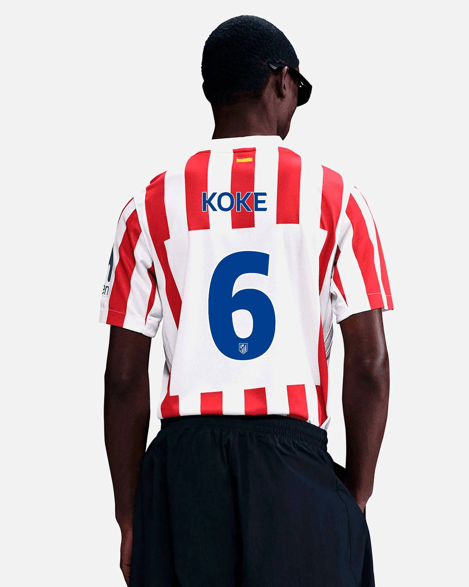 Camiseta 1ª Atlético de Madrid 2025/2026  Koke - Fútbol Factory
