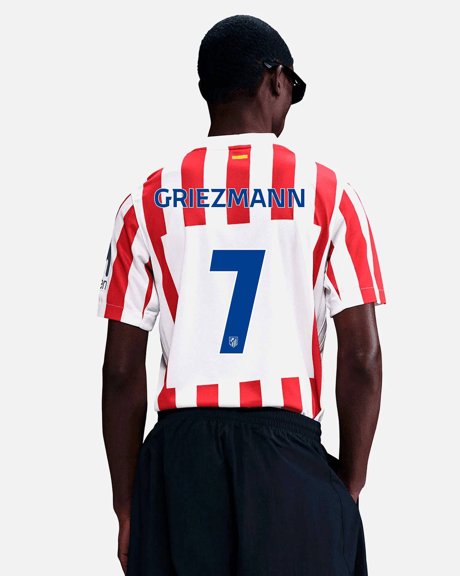 Camiseta 1ª Atlético de Madrid 2025/2026  Griezmann - Fútbol Factory