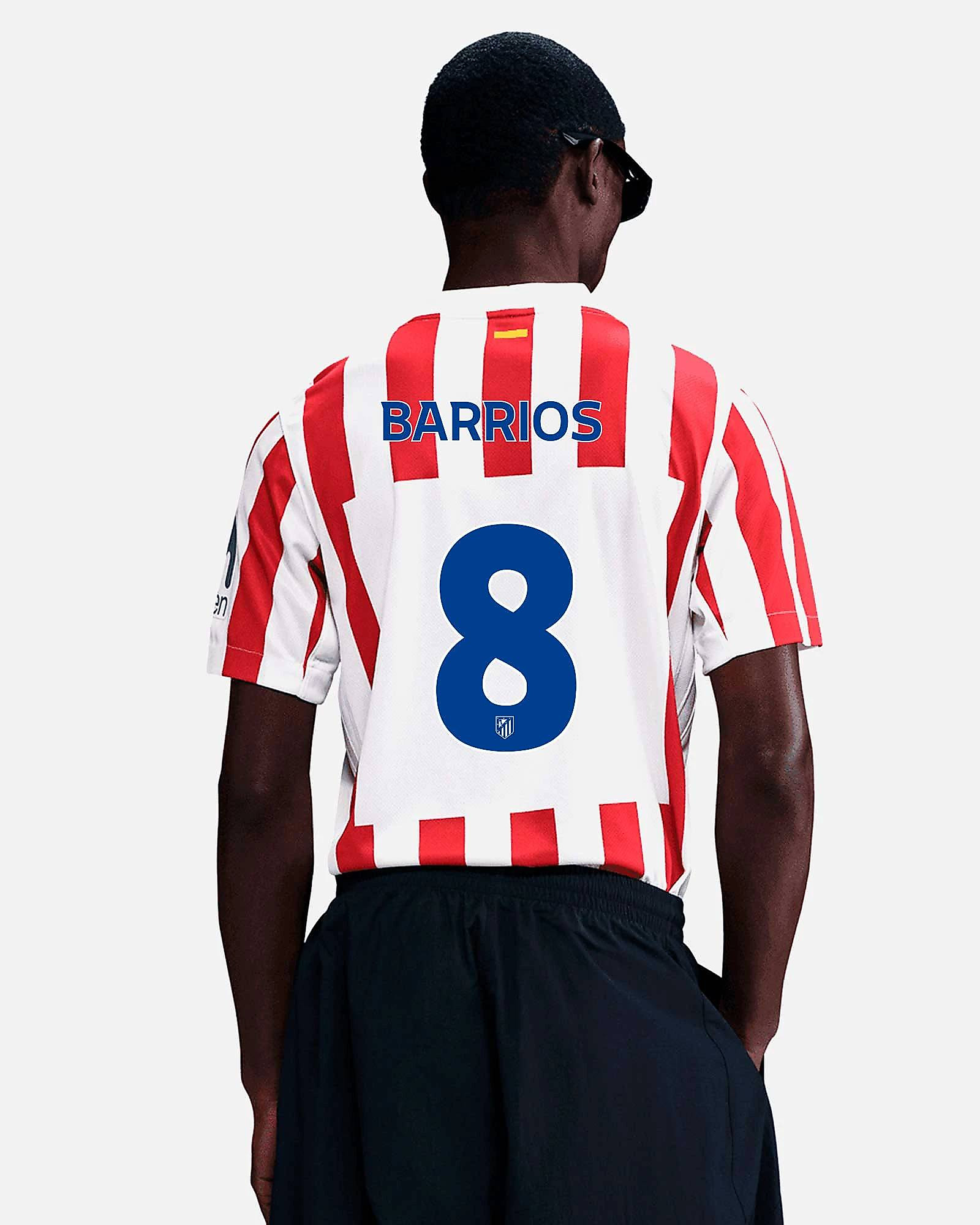 Camiseta 1ª Atlético de Madrid 2025/2026 Barrios Camiseta 1ª Atlético de Madrid 2025/2026 Barrios - Fútbol Factory