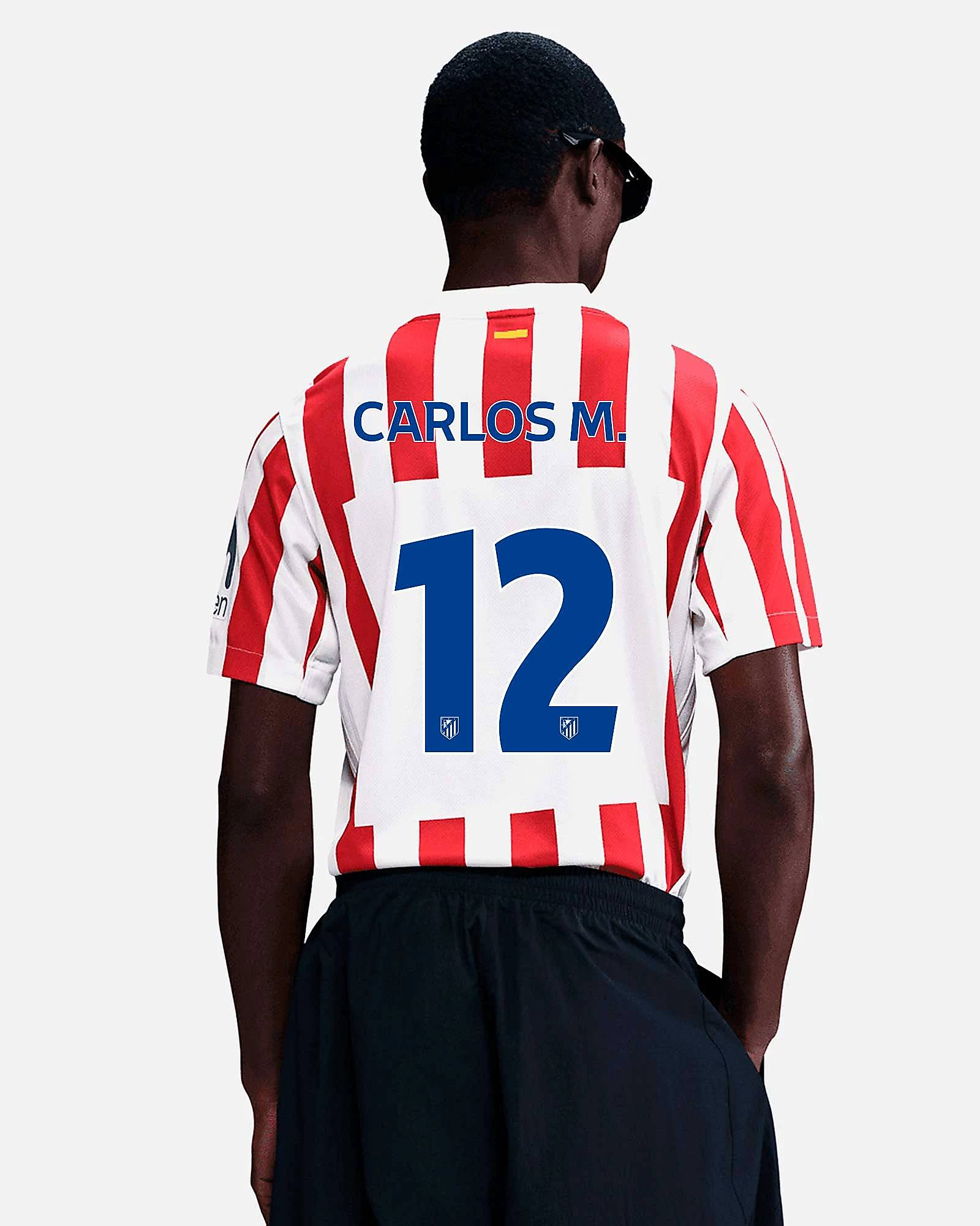 Camiseta 1ª Atlético de Madrid 2025/2026  Carlos M. - Fútbol Factory