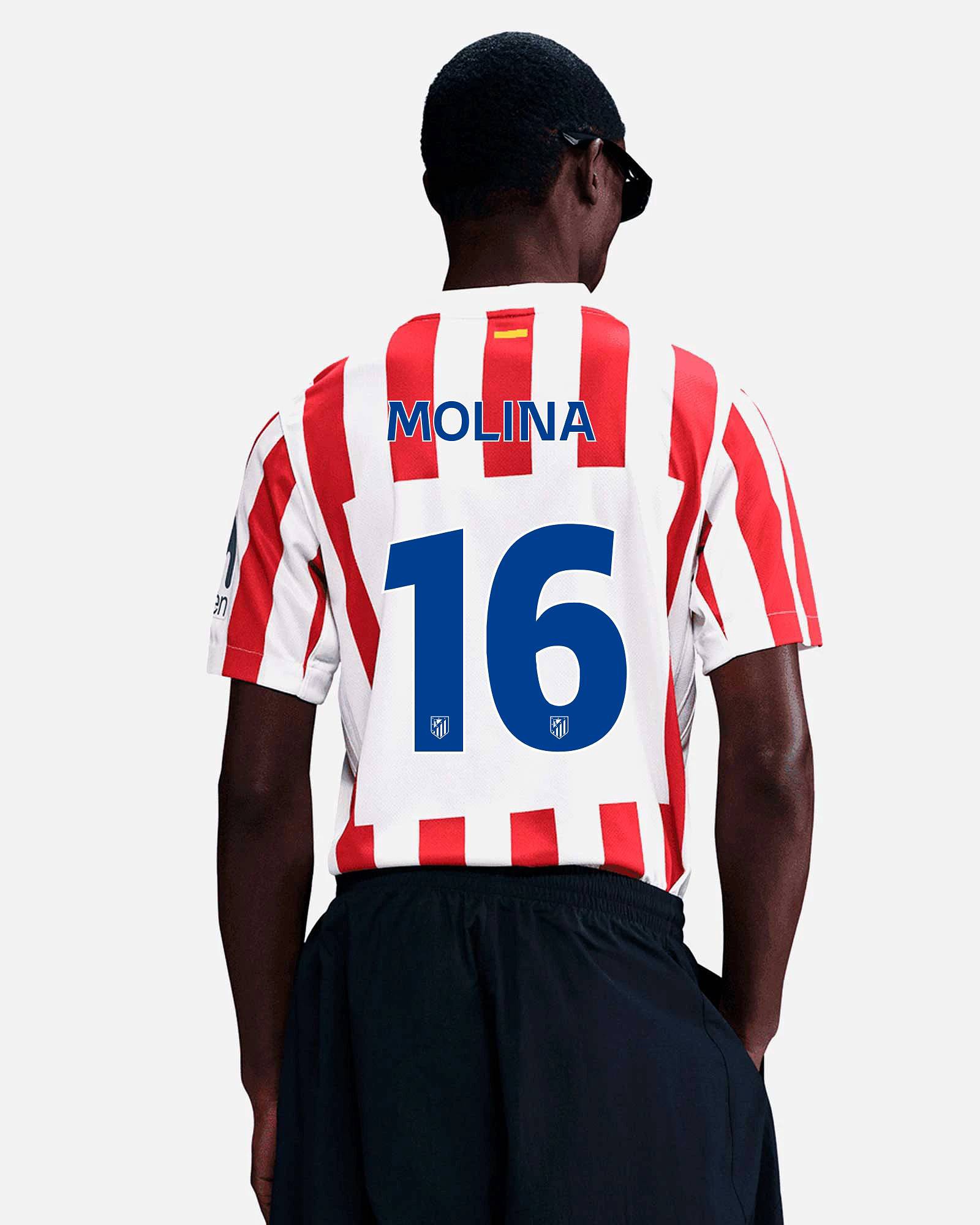 Camiseta 1ª Atlético de Madrid 2025/2026  Molina - Fútbol Factory