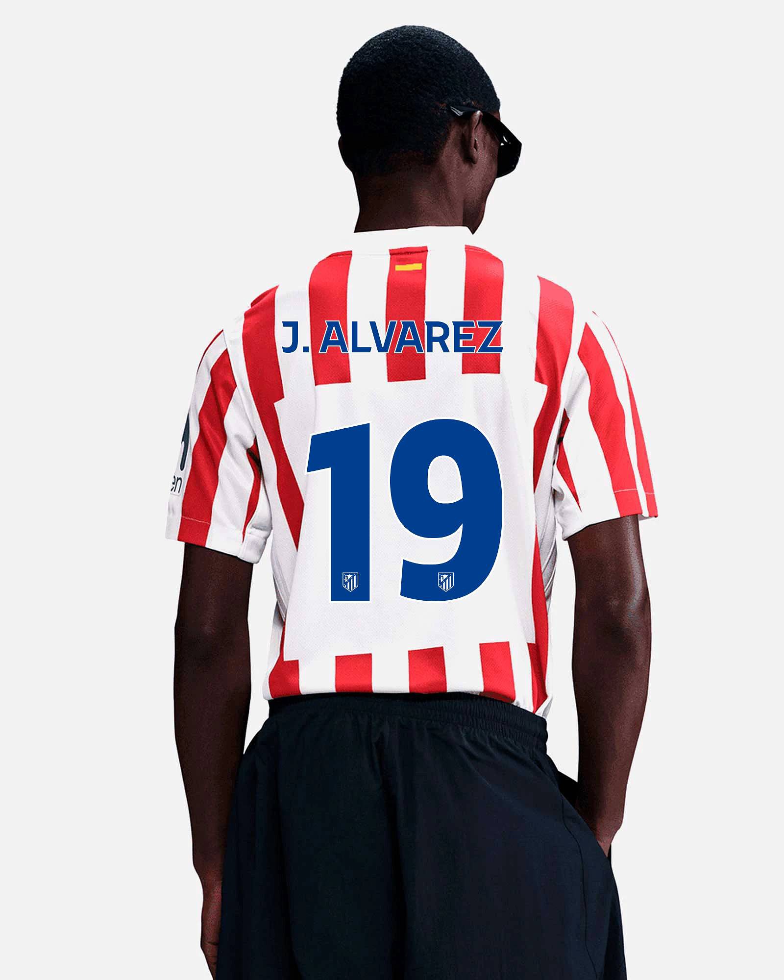 Camiseta 1ª Atlético de Madrid 2025/2026  J. Álvarez - Fútbol Factory