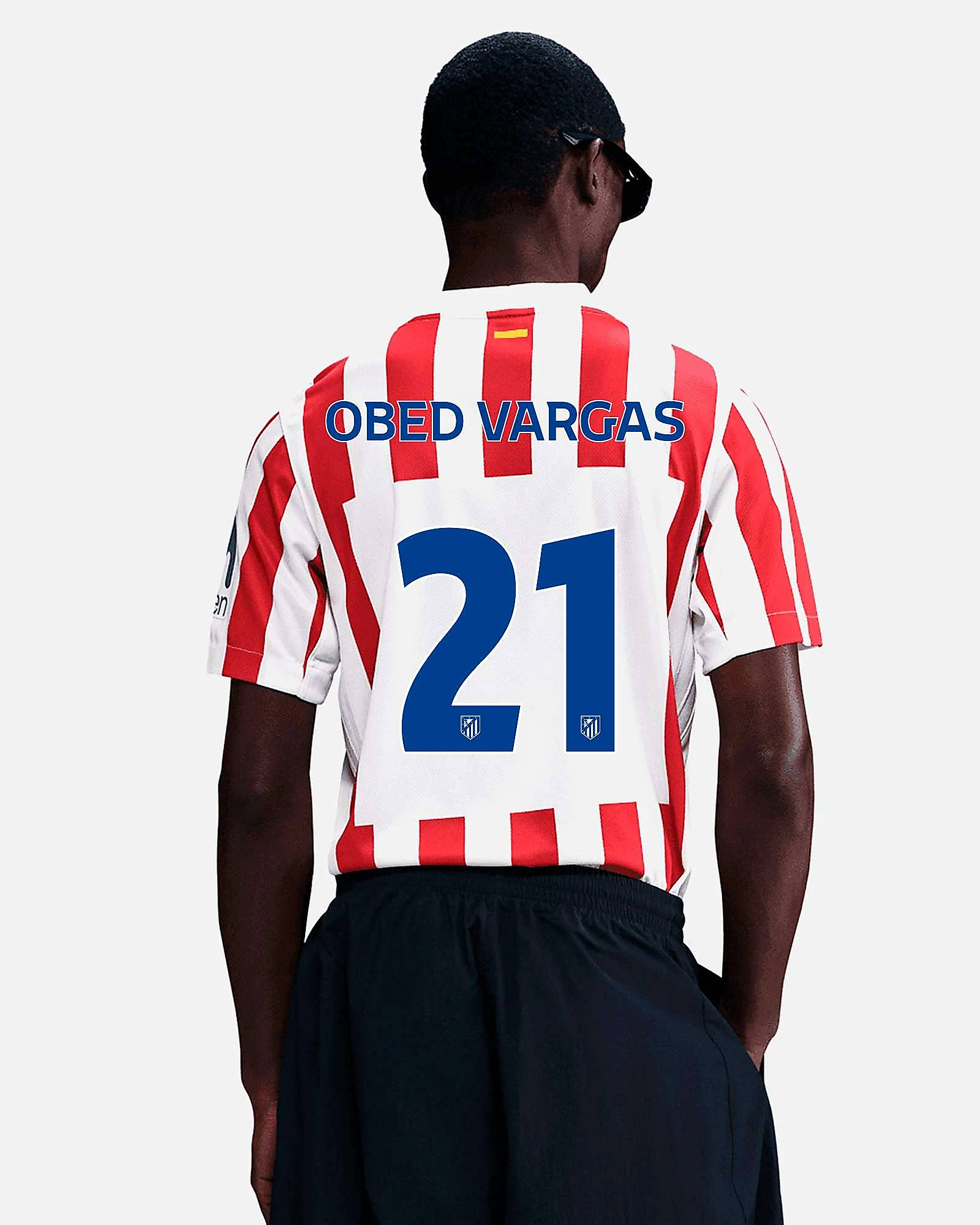 Camiseta 1ª Atlético de Madrid 2025/2026  Obed Vargas - Fútbol Factory