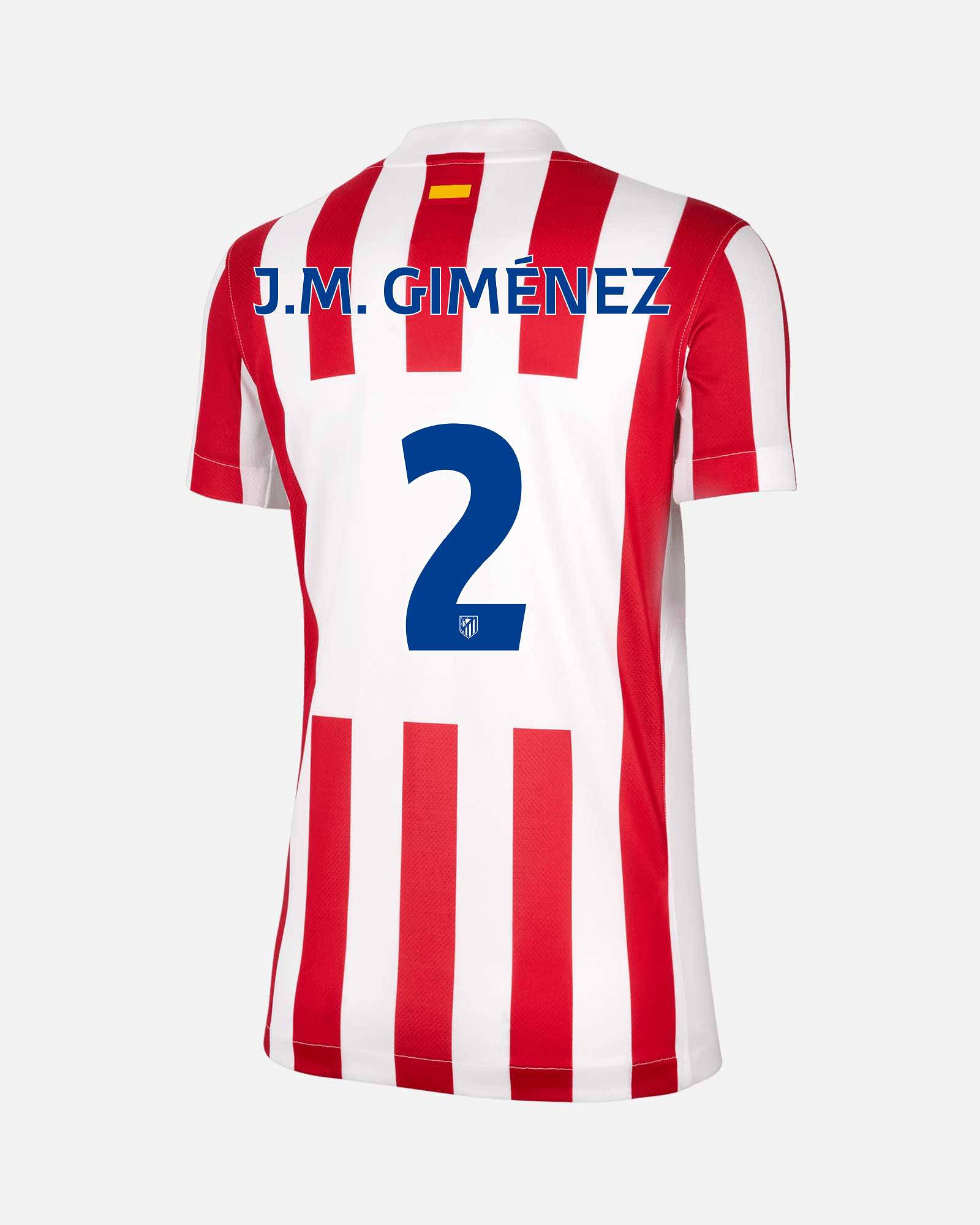 Camiseta 1ª Atlético de Madrid 2025/2026  J.M. Giménez - Fútbol Factory