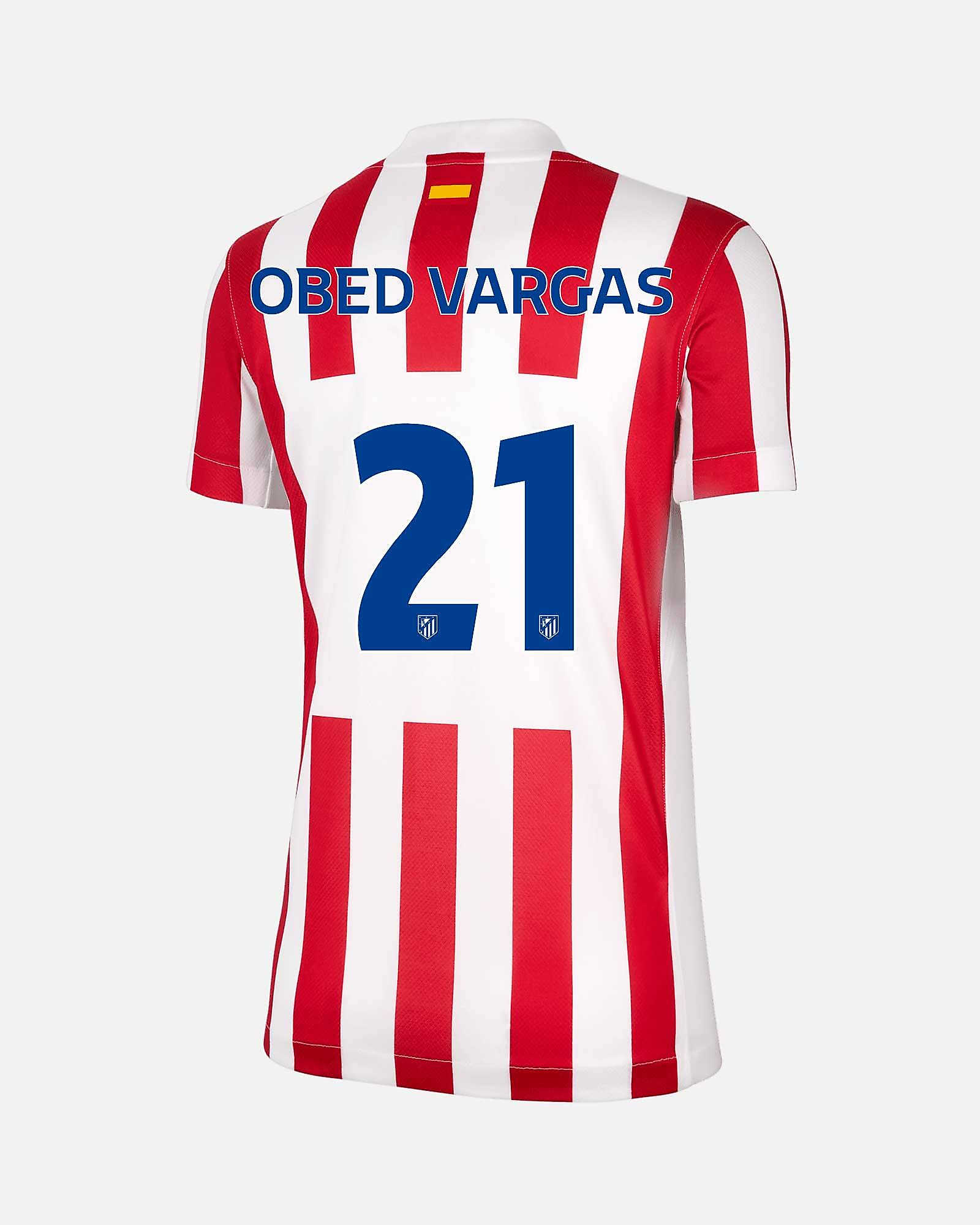 Camiseta 1ª Atlético de Madrid 2025/2026  Obed Vargas - Fútbol Factory
