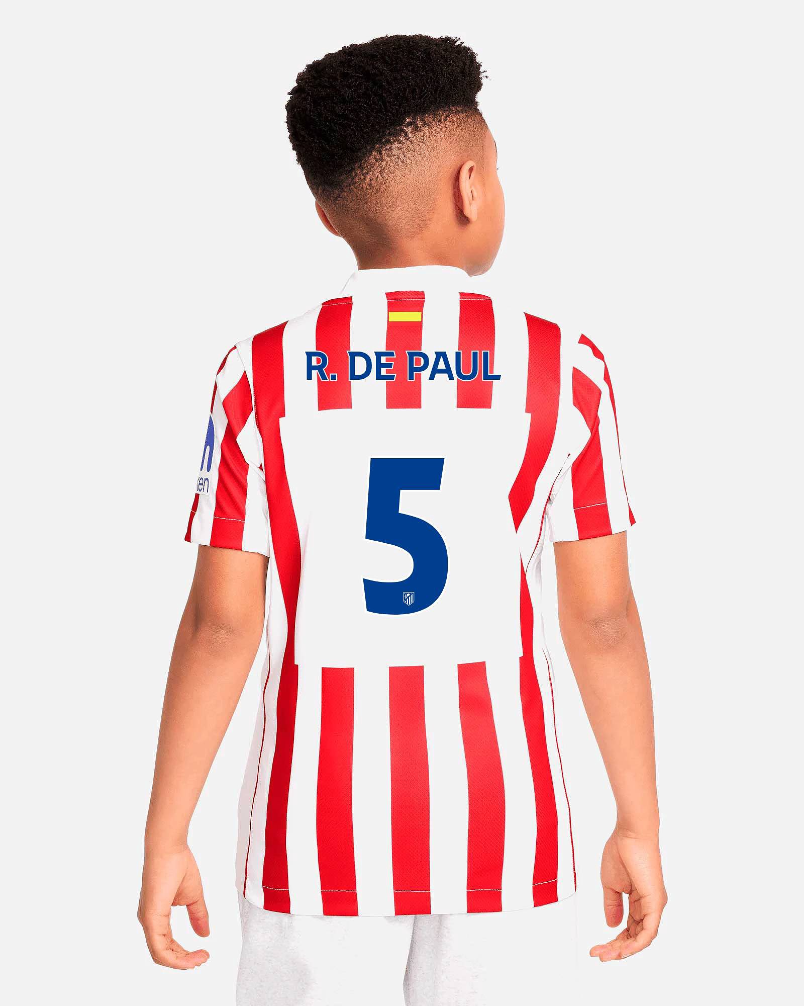 Camiseta 1ª Atlético de Madrid 2025/2026  R. De Paul - Fútbol Factory