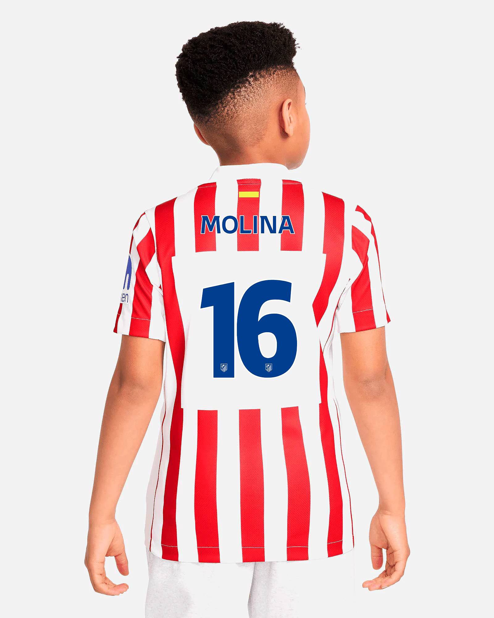 Camiseta 1ª Atlético de Madrid 2025/2026 Molina Camiseta 1ª Atlético de Madrid 2025/2026 Molina - Fútbol Factory