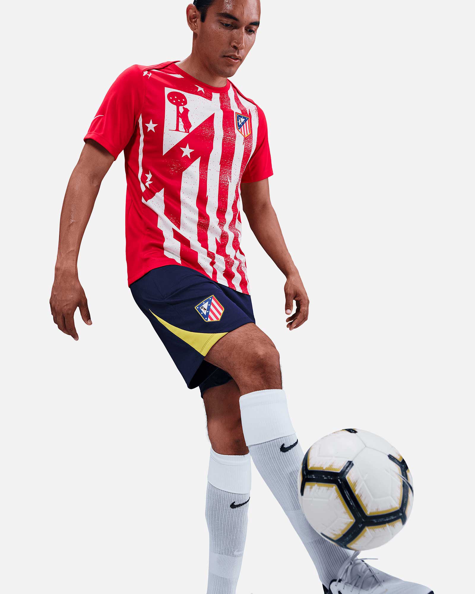 Camiseta Atlético de Madrid 2025/2026 Prematch - Fútbol Factory
