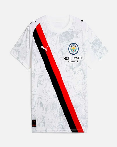 Camiseta 2ª Manchester City 2025/2026 Kid Super