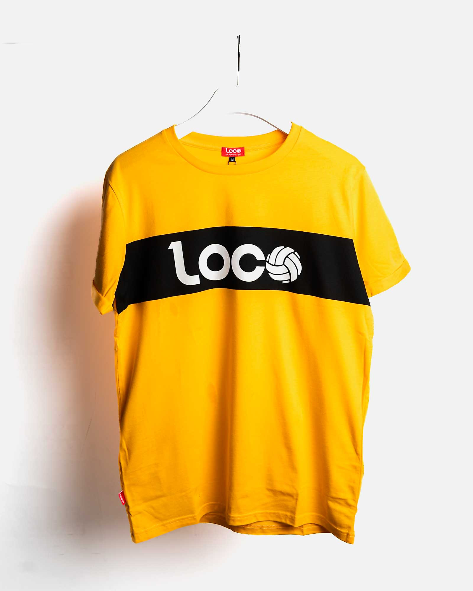 LOCO Camiseta de Remate Franja