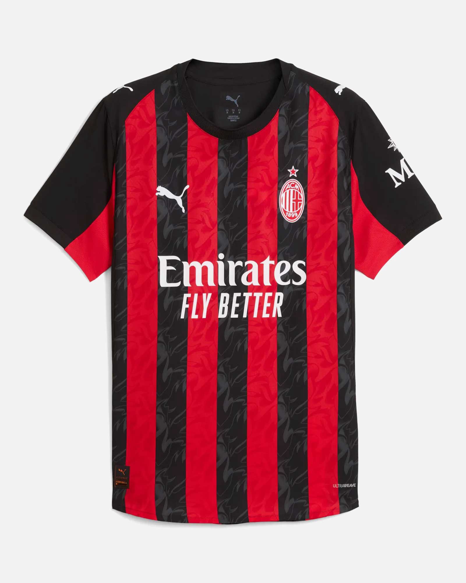 Camiseta 1ª AC Milan 2025/2026 Authentic - Fútbol Factory