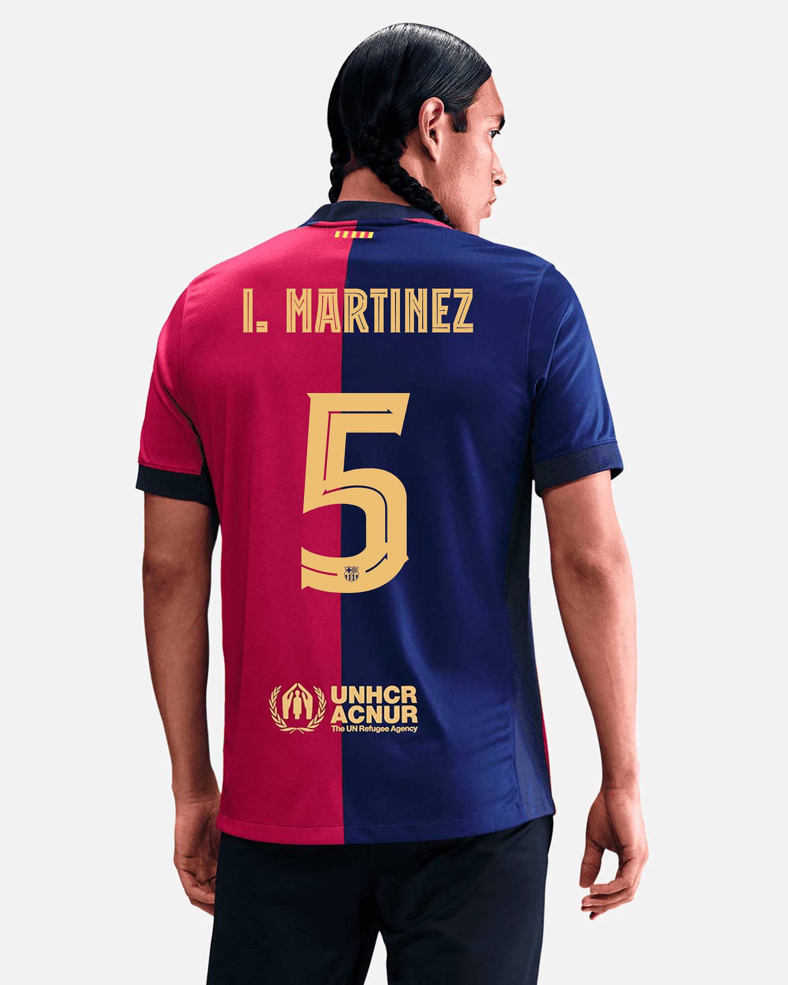 Camiseta 1ª FC Barcelona 2024/2025 I. Martinez - Fútbol Factory