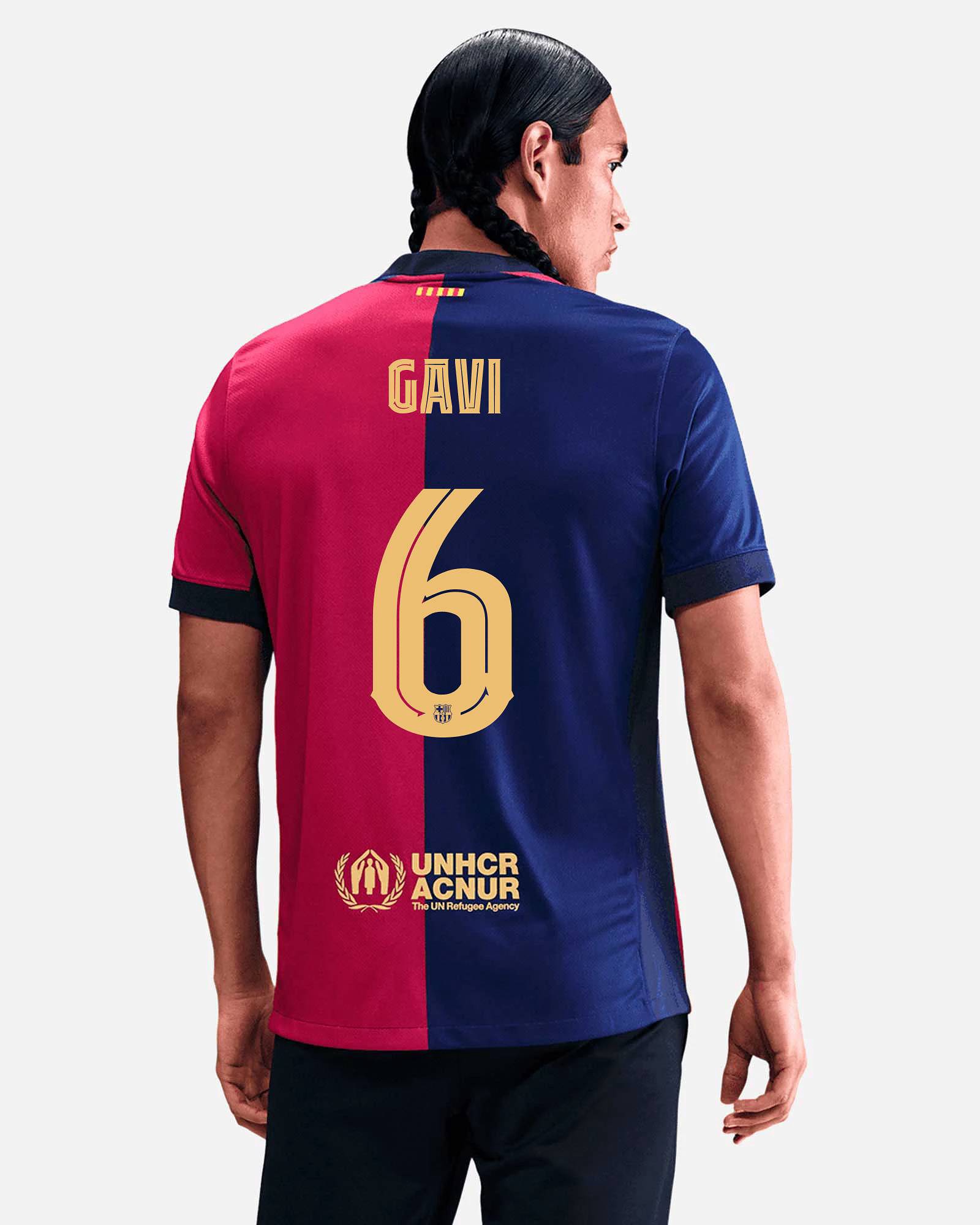 Camiseta 1ª FC Barcelona 2024/2025 Gavi - Fútbol Factory