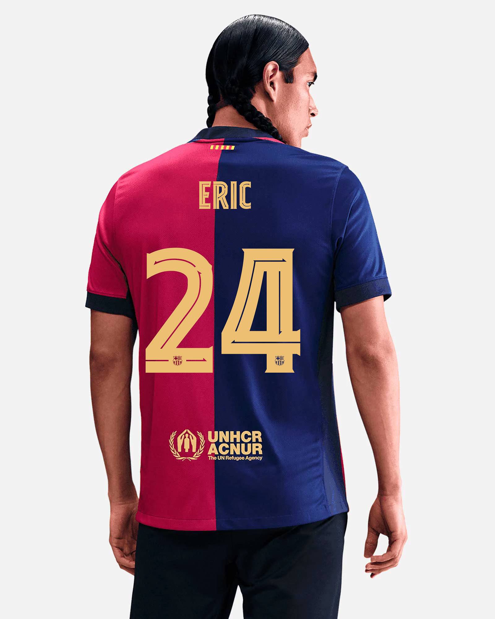 Camiseta 1ª FC Barcelona 2024/2025 Eric - Fútbol Factory