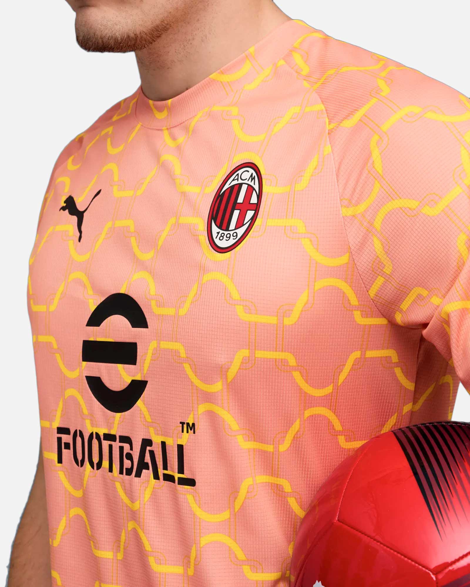 Camiseta AC Milan 2025/2026 Prematch - Fútbol Factory