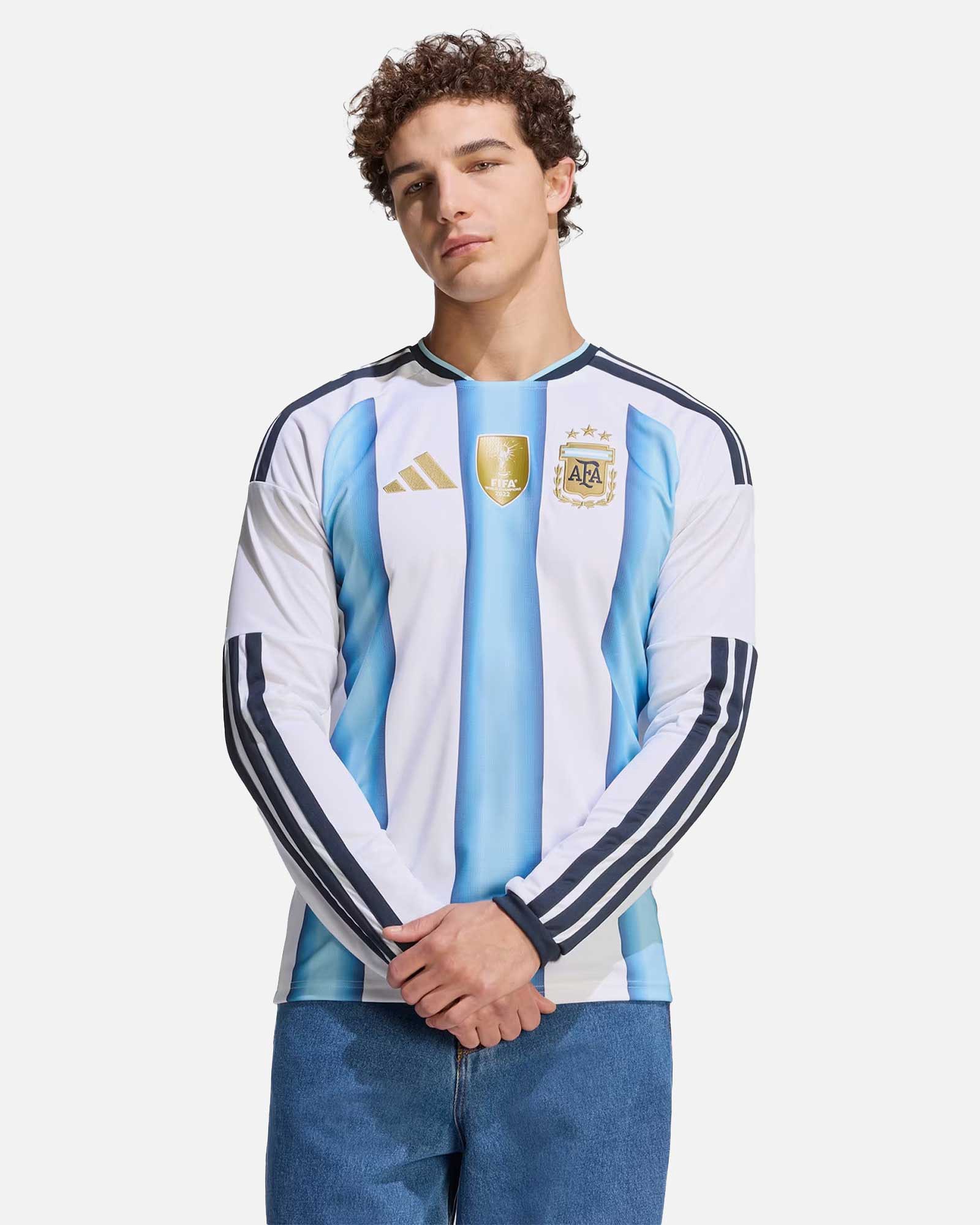 Camiseta de manga longa 1ª Argentina Mundial 2026 Camiseta de manga longa 1ª Argentina Mundial 2026 - Fútbol Factory