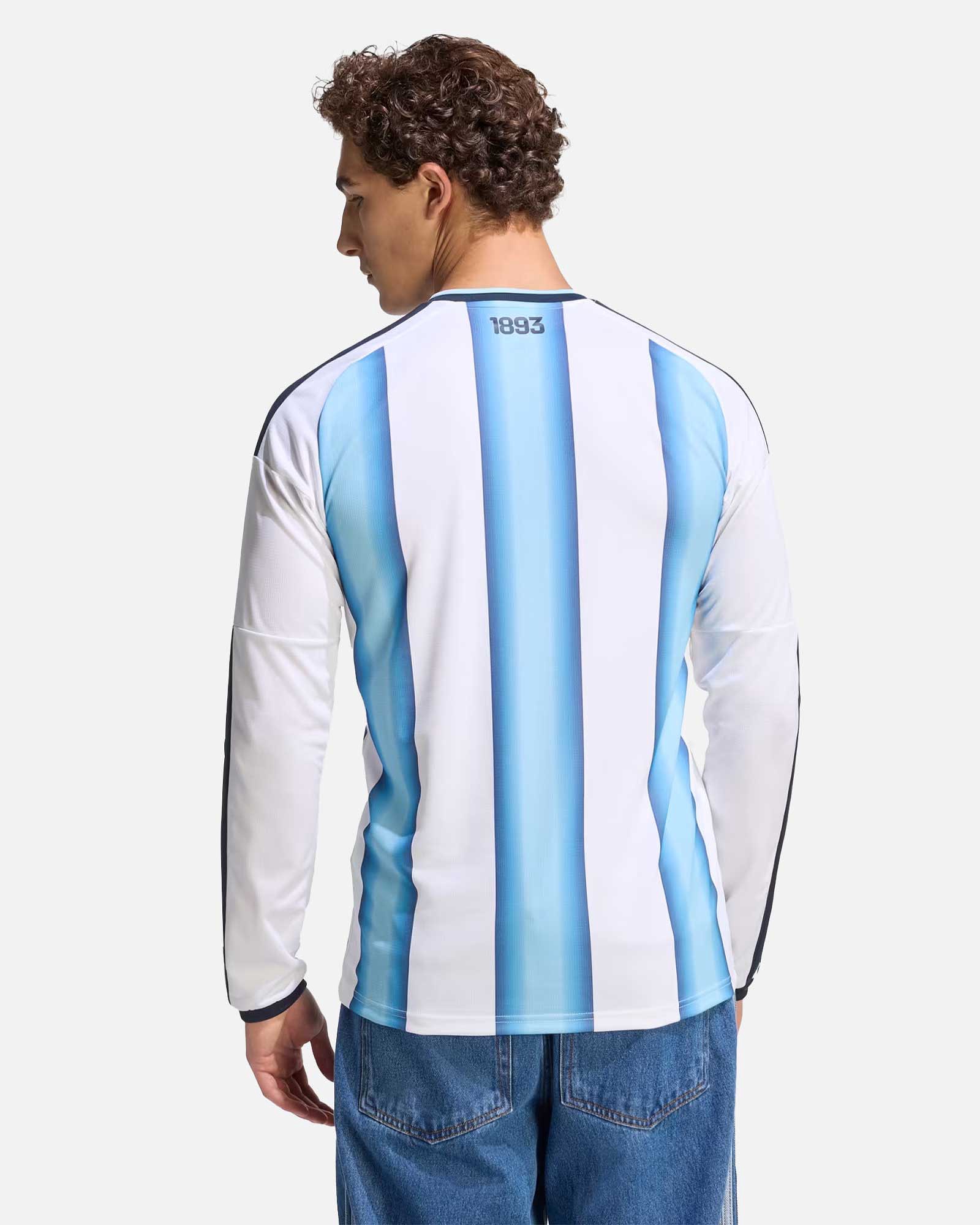 Camiseta de manga longa 1ª Argentina Mundial 2026 Camiseta de manga longa 1ª Argentina Mundial 2026 - Fútbol Factory
