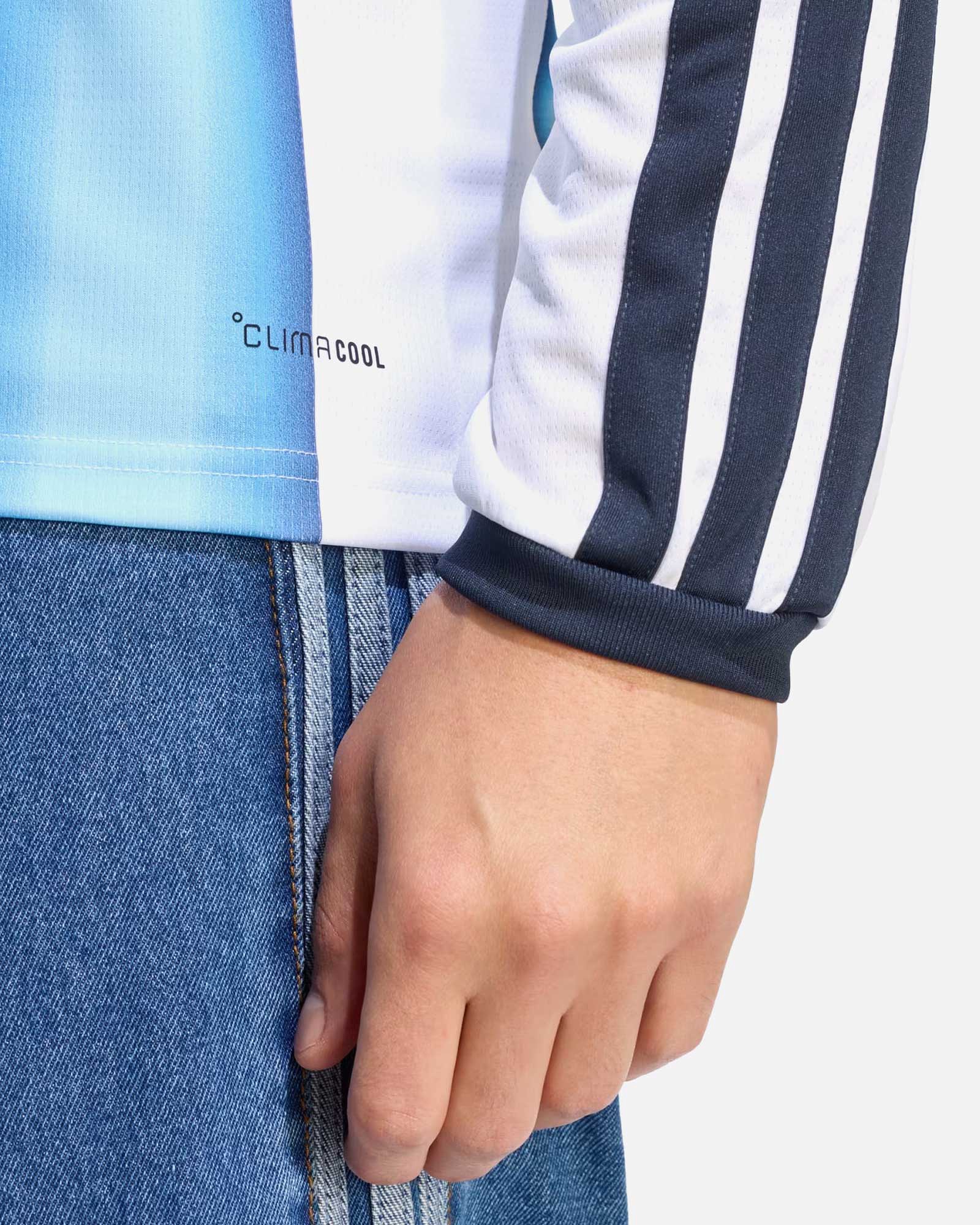 Camiseta de manga longa 1ª Argentina Mundial 2026 Camiseta de manga longa 1ª Argentina Mundial 2026 - Fútbol Factory