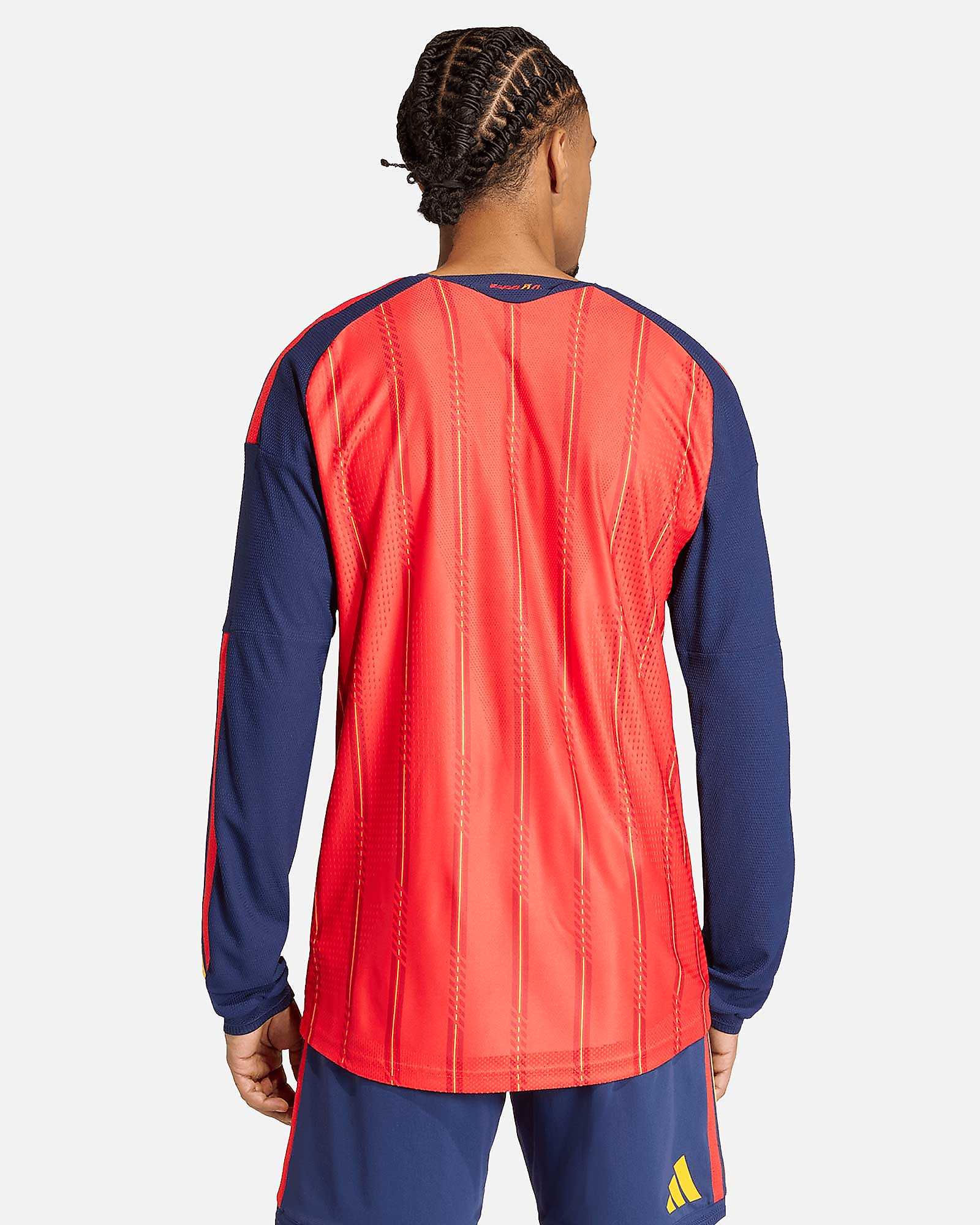 Camiseta de manga comprida 1ª Espanha Mundial 2026 Authentic - Fútbol Factory