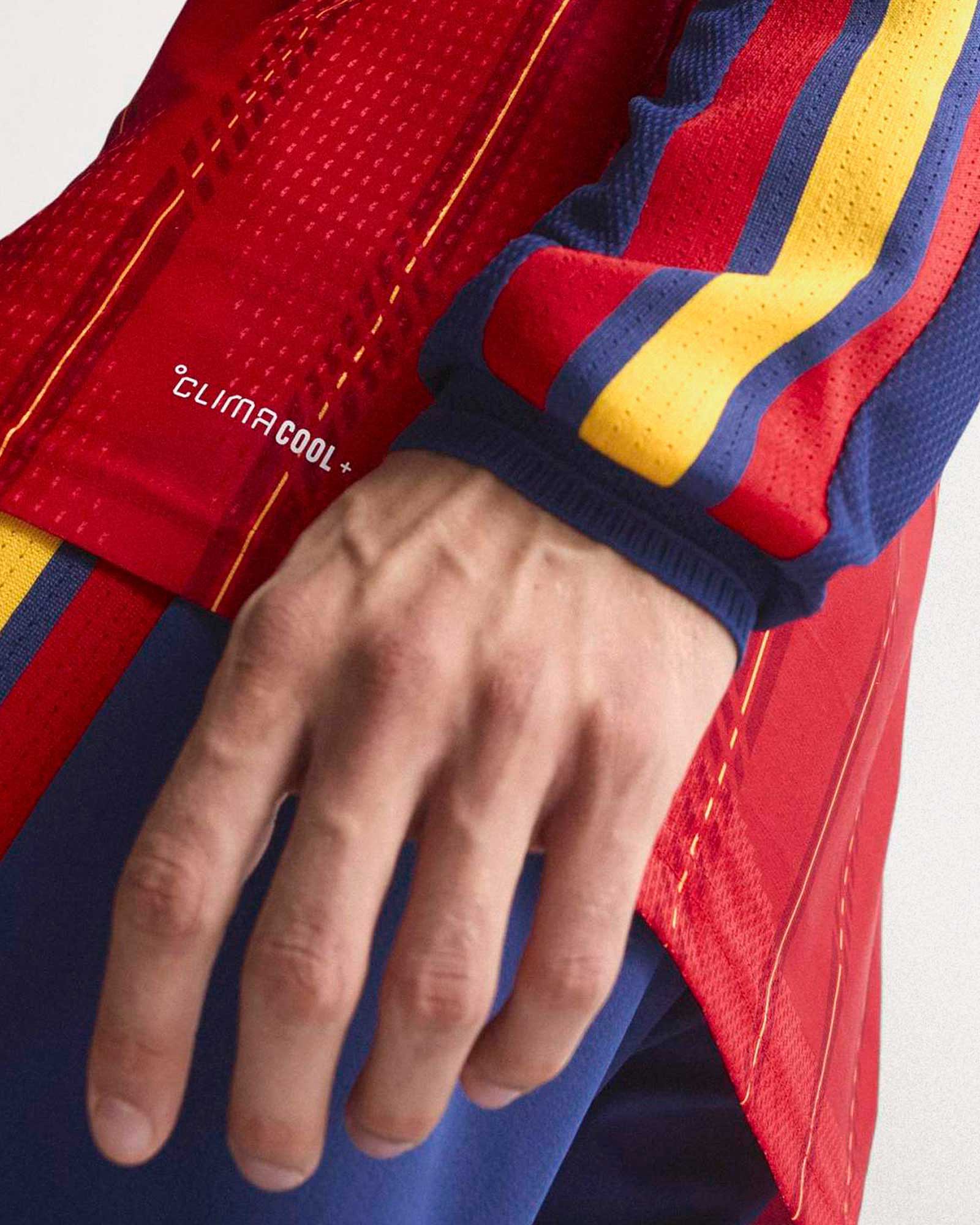 Camiseta manga larga 1ª España Mundial 2026 Authentic Personalizado Camiseta manga larga 1ª España Mundial 2026 Authentic Personalizado - Fútbol Factory