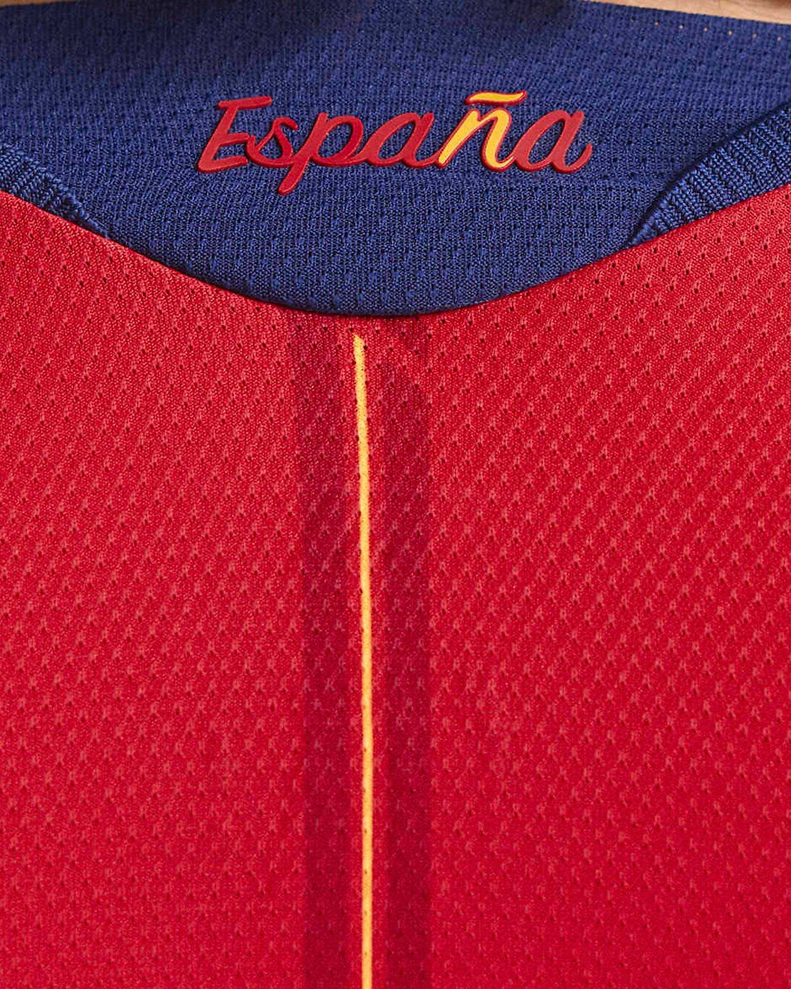 Camiseta de manga comprida 1ª Espanha Mundial 2026 Authentic - Fútbol Factory