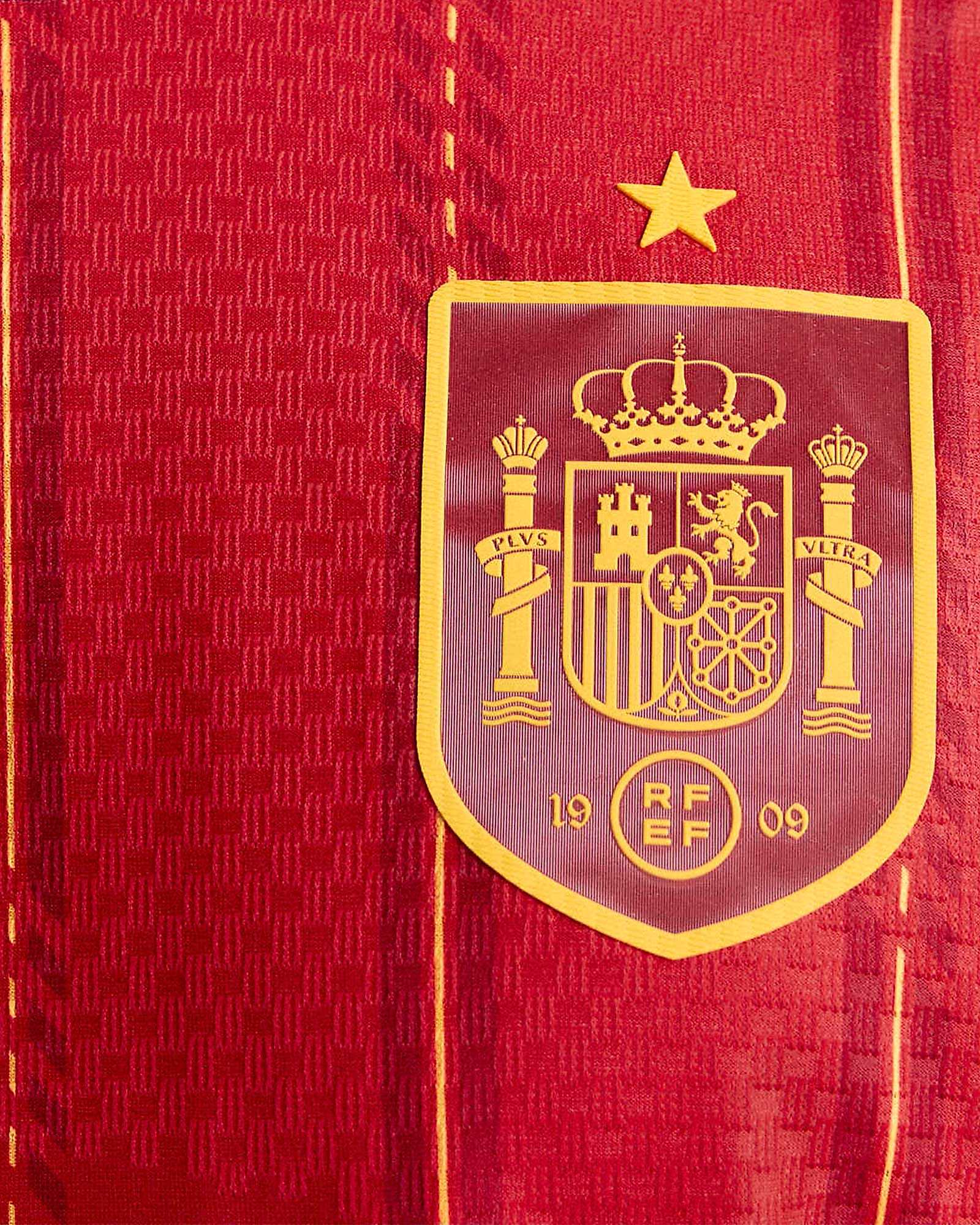 Camiseta de manga comprida 1ª Espanha Mundial 2026 Authentic - Fútbol Factory