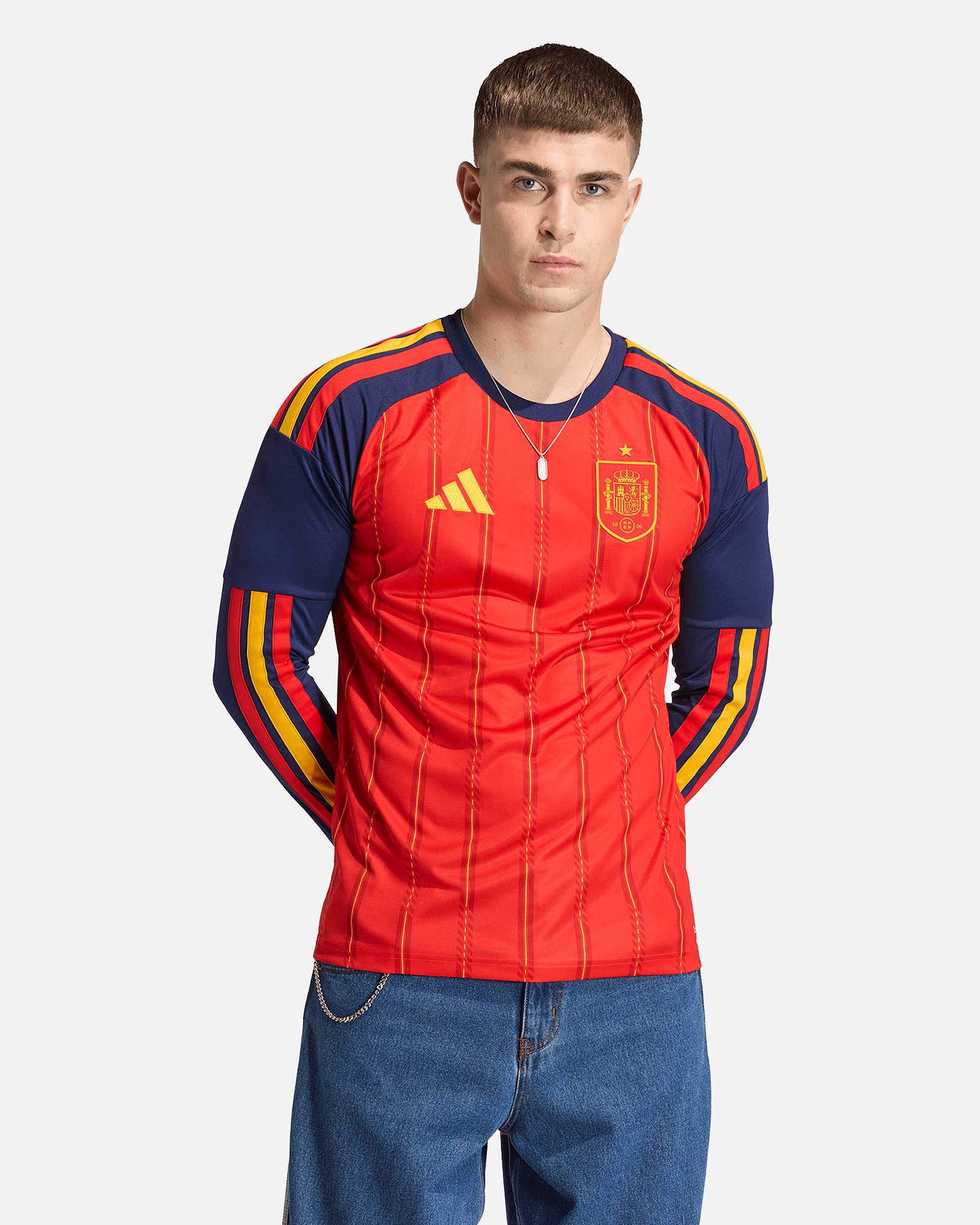 Camiseta manga larga 1ª España Mundial 2026 Personalizado Camiseta manga larga 1ª España Mundial 2026 Personalizado - Fútbol Factory